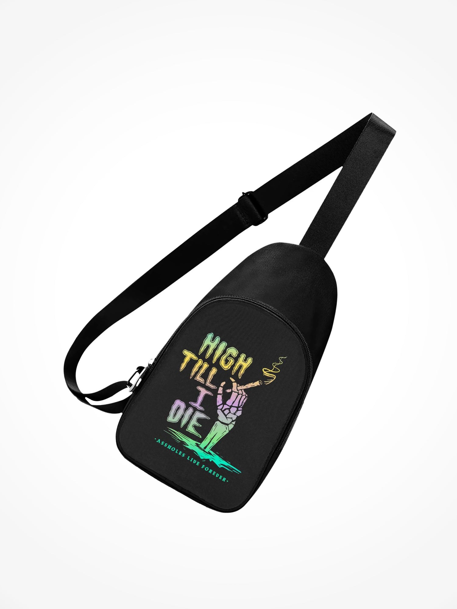 Chest Bag - HIGH TILL I DIE BLACK