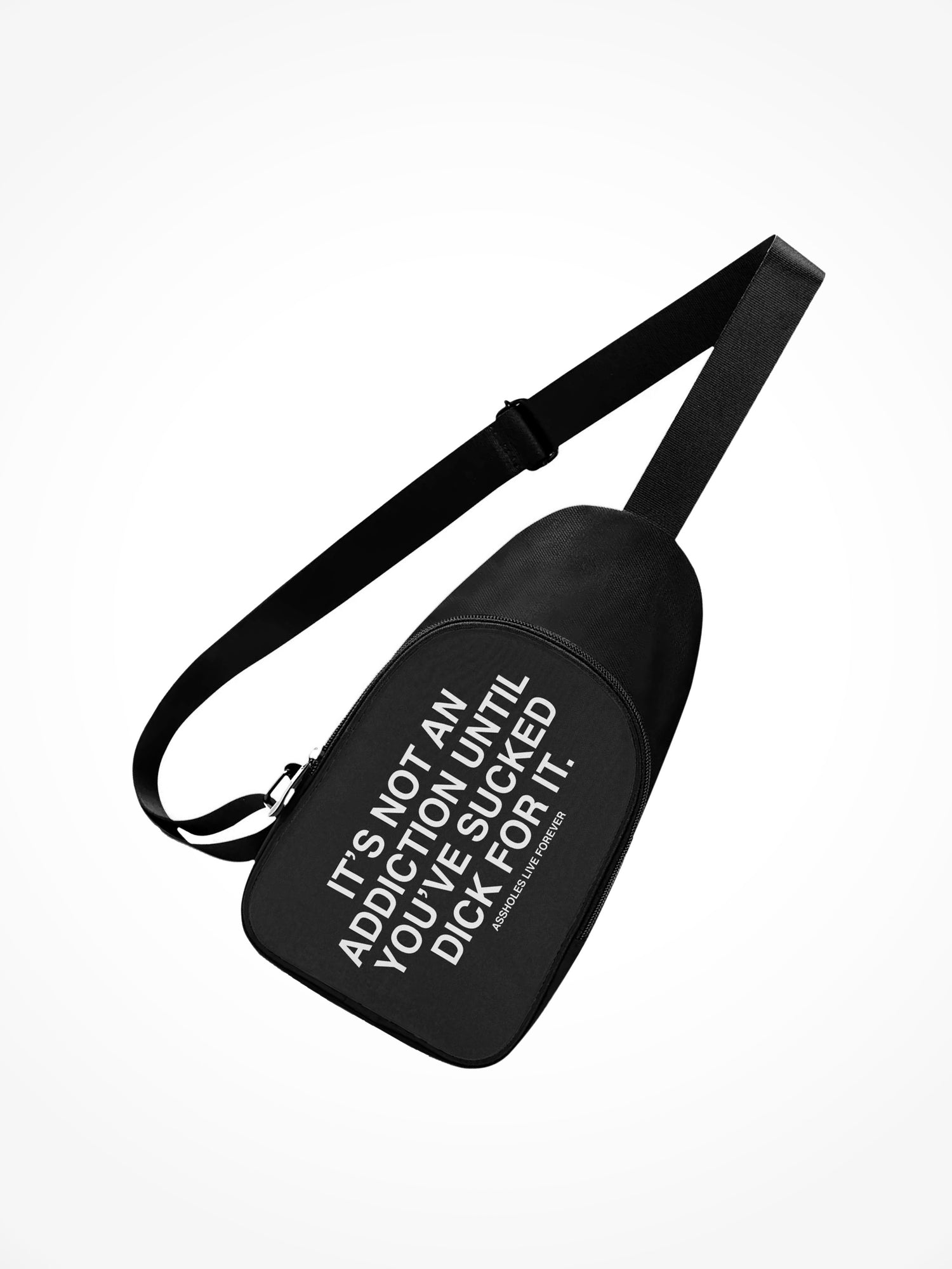 Chest Bag - SUCK DICK ADDICTION BLACK