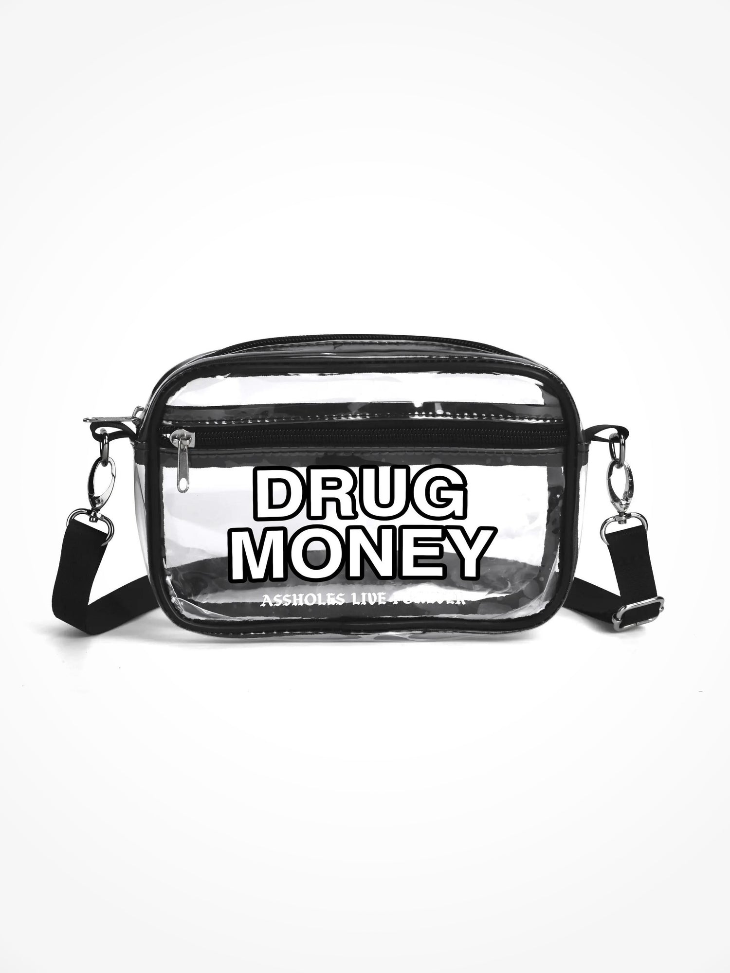 Clear Festival Bag - DRUG MONEY