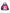 Clear Shoulder Bag - LV PINK FADE