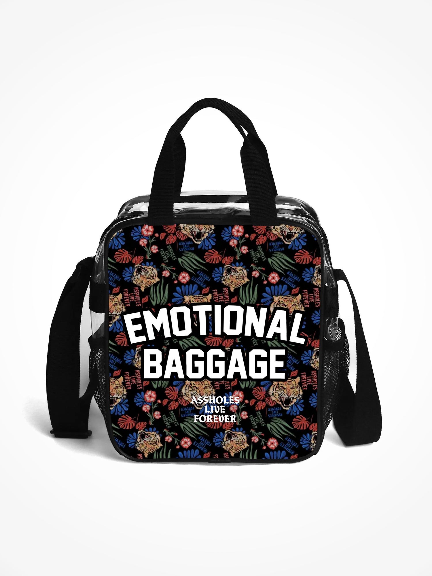 Clear Shoulder Bag - EMO TIGER JUNGLE