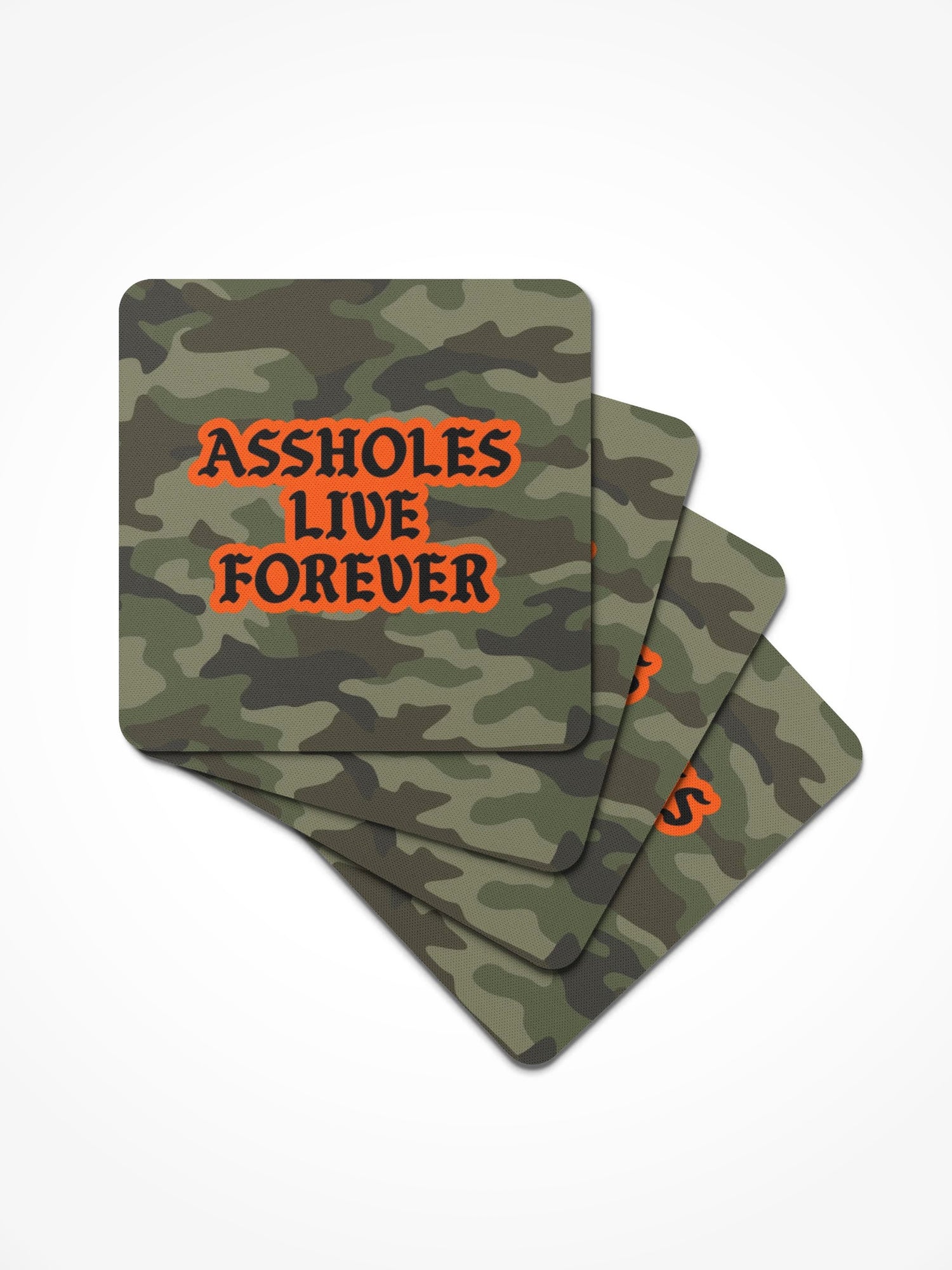Rubber Coaster 4 Pack - ALF OG CAMO