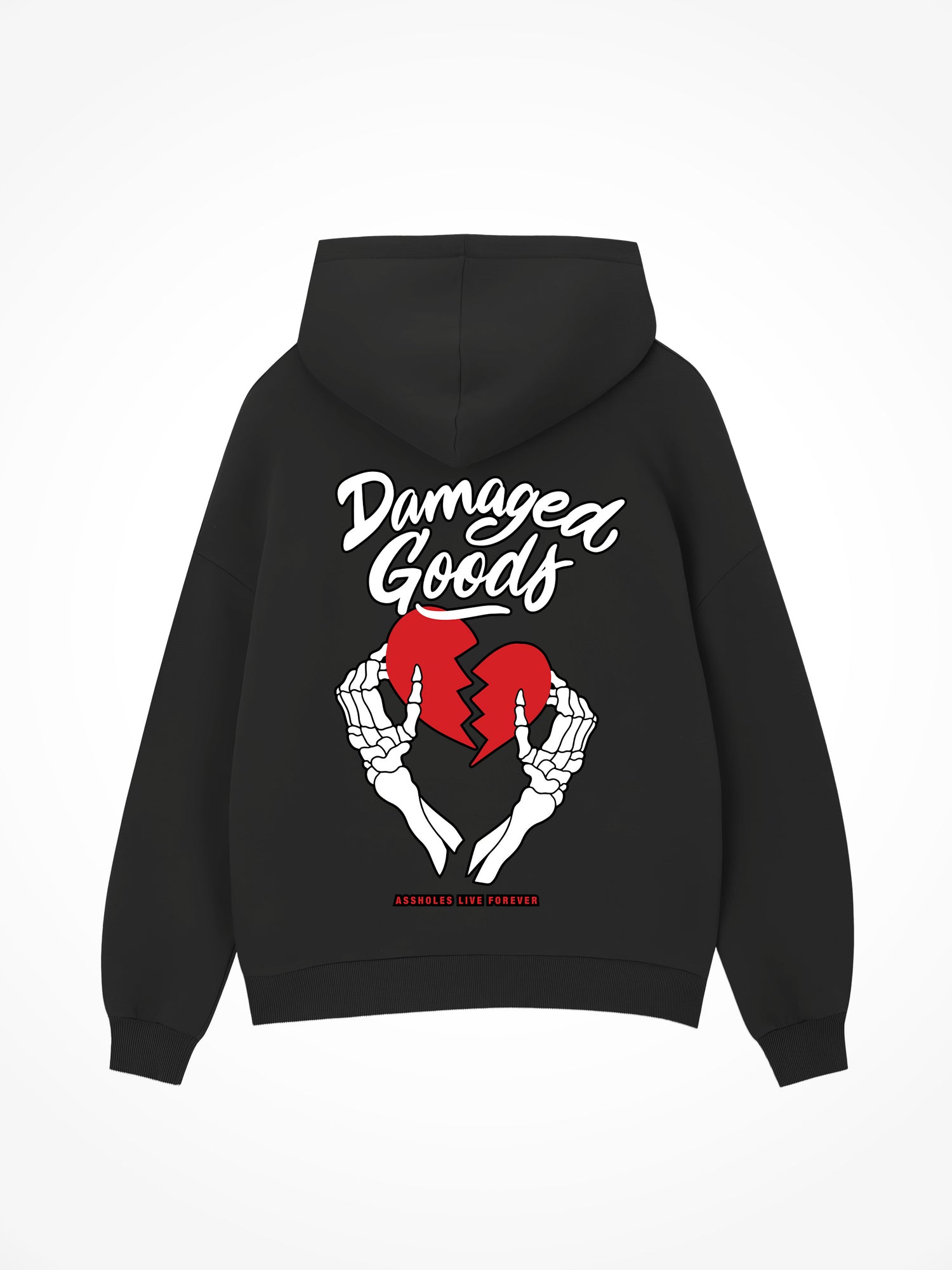 Damaged Goods - Black Hoodie