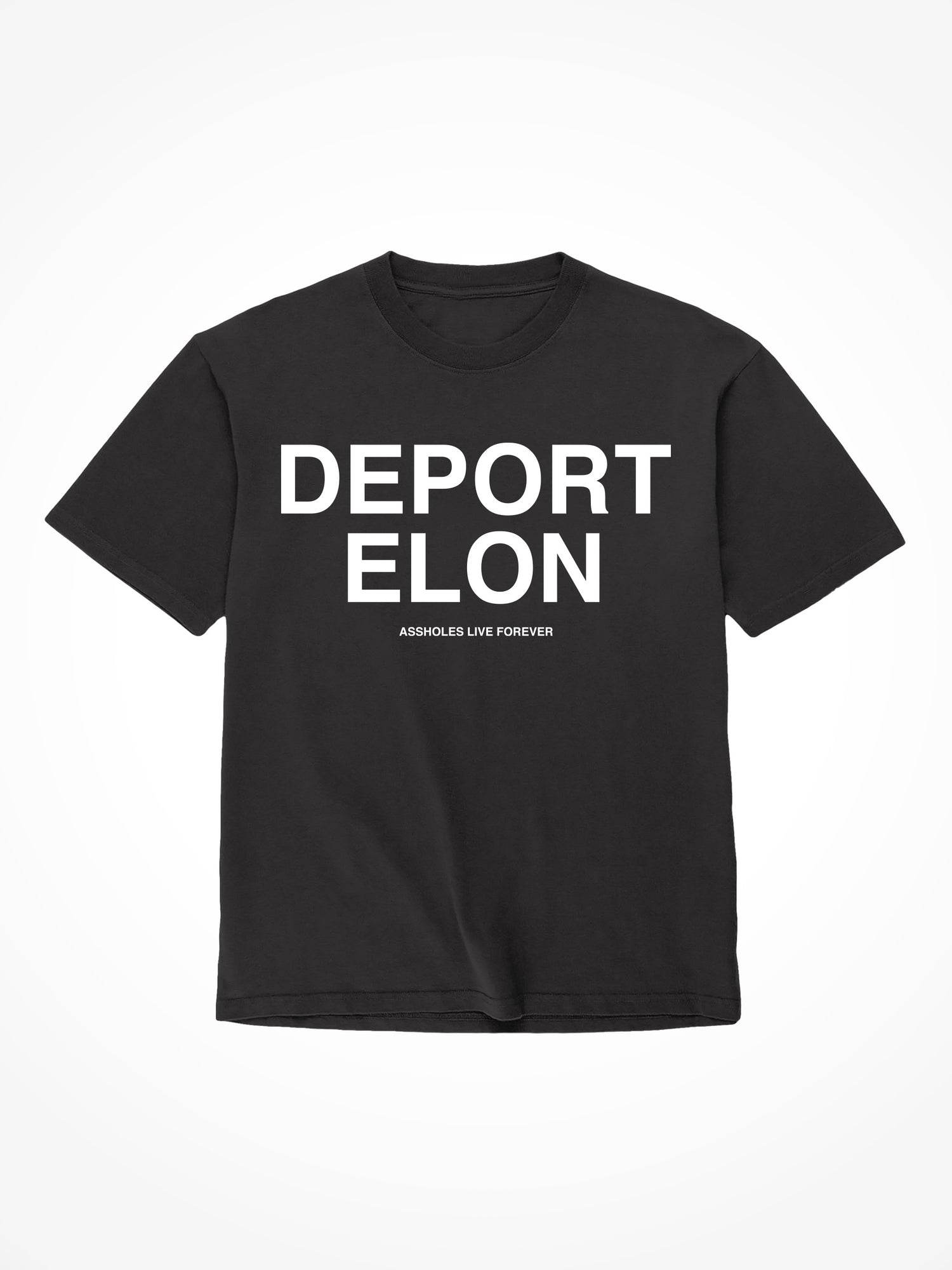 Deport Elon - Black T-Shirt