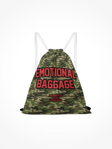 Drawstring Bag - EMOTIONAL BAGGAGE CAMO