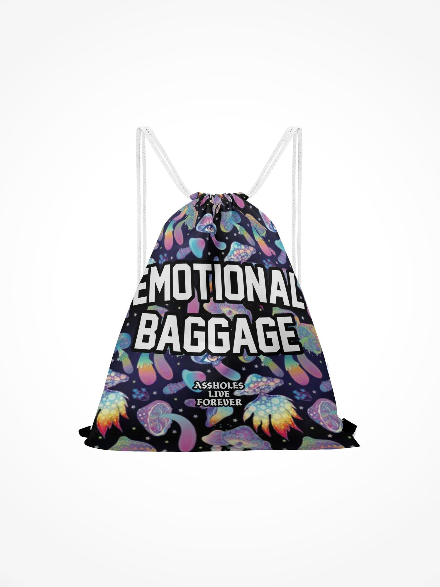 Drawstring Bag - EMOTIONAL BAGGAGE MUSHROOM