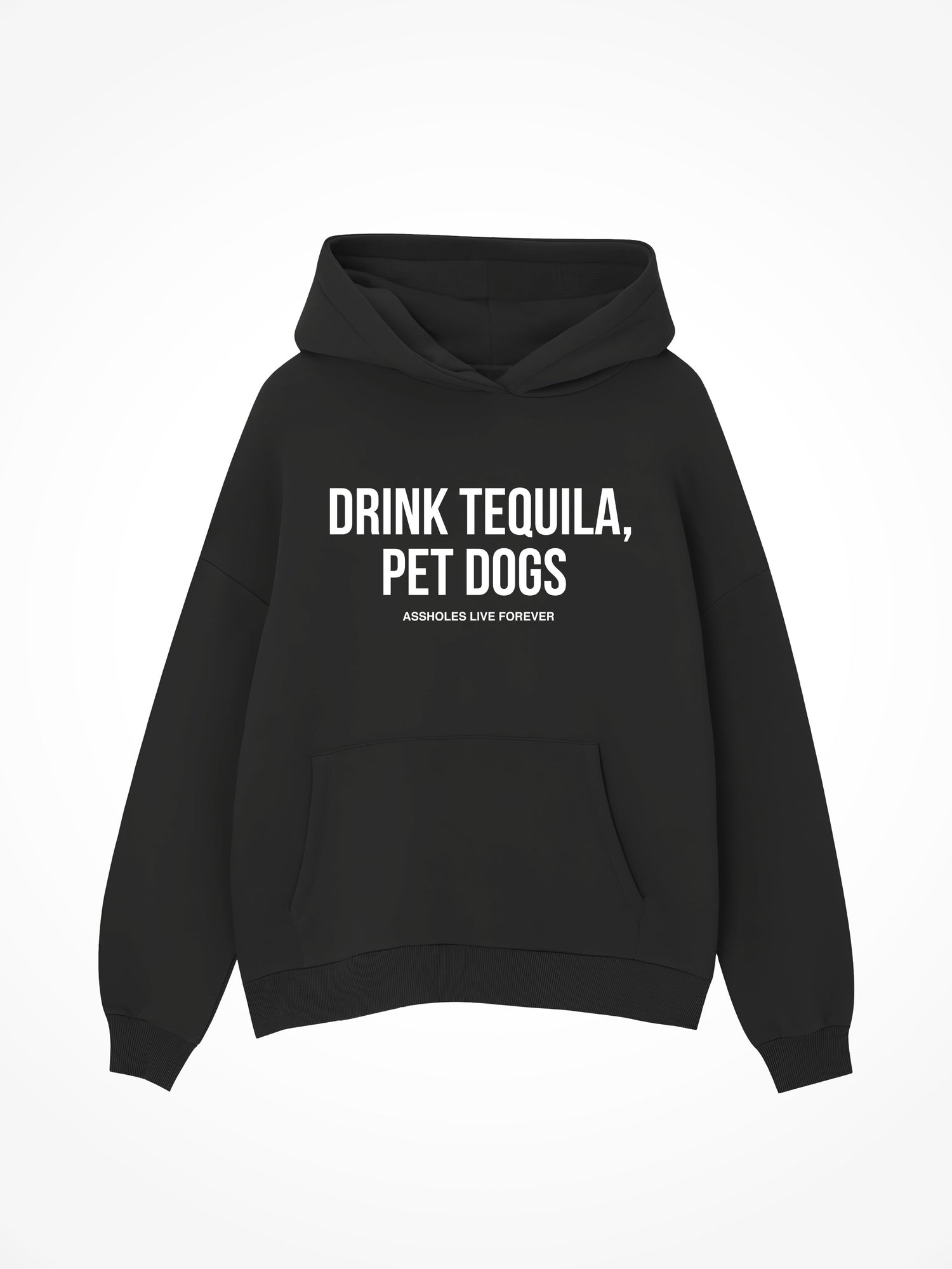 Drink Tequila Pet Dogs - Black Hoodie