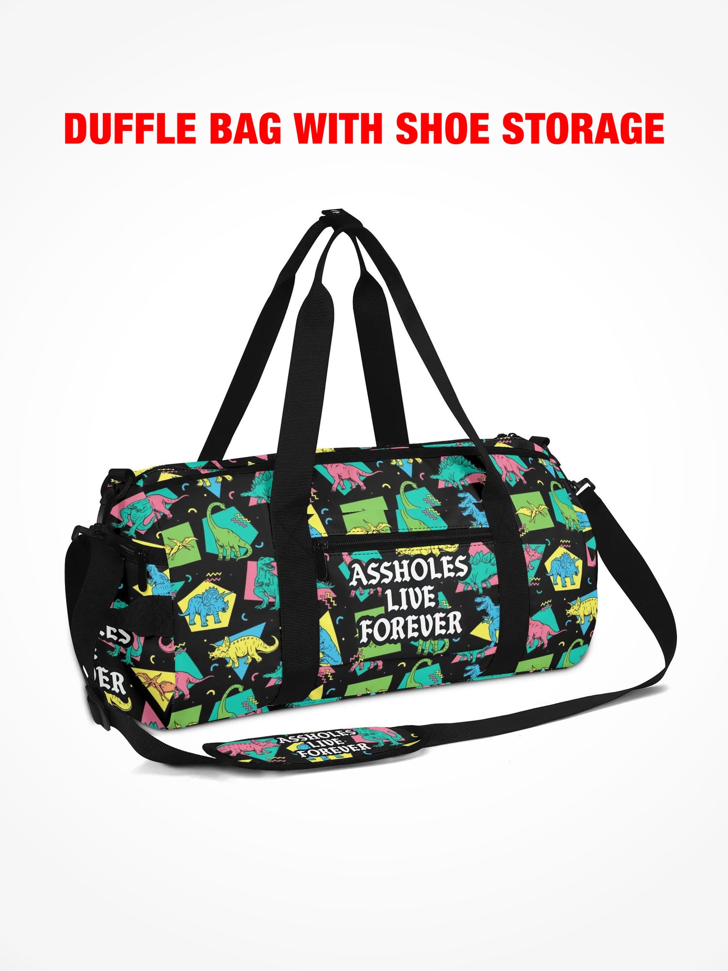 Duffle Bag - EMOTIONAL BAGGAGE - 90s Dinos