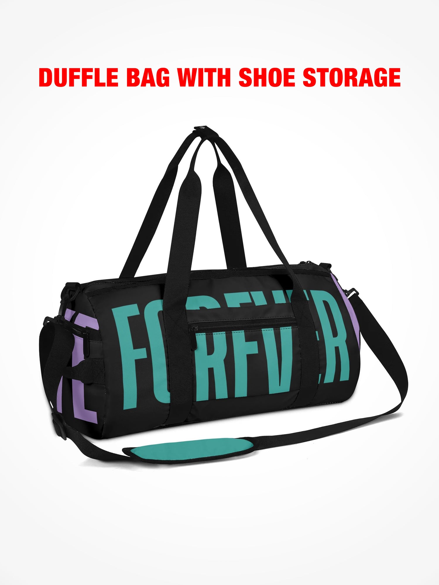 Duffle Bag - ASSHOLES - Green Purple