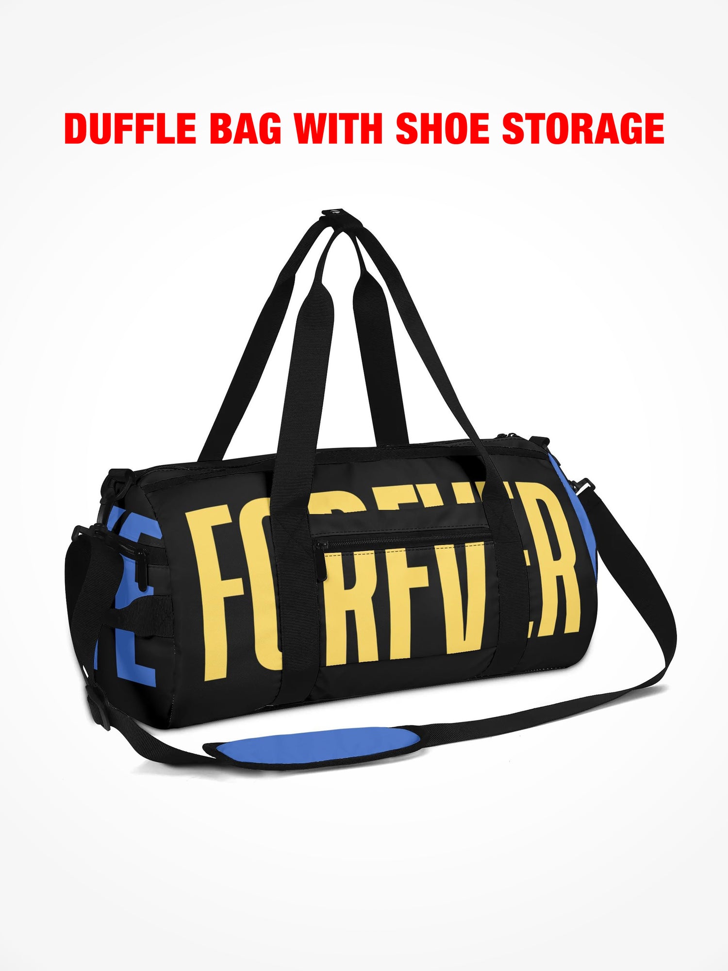 Duffle Bag - ASSHOLES - Yellow Blue