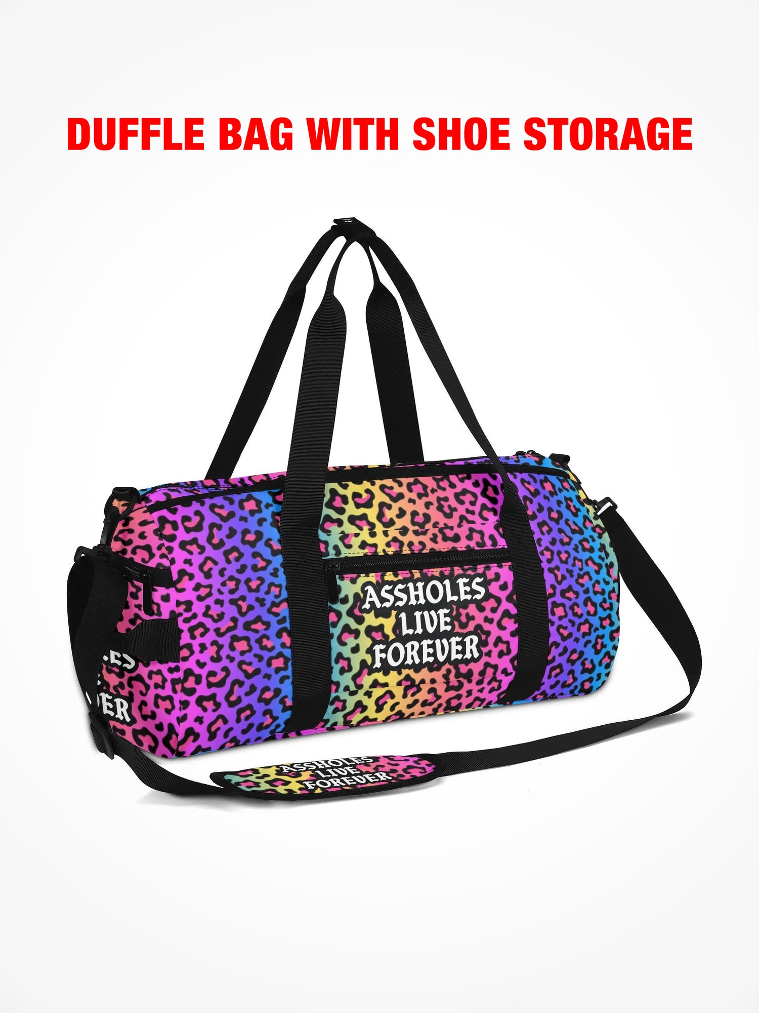 Duffle Bag - BUTT STUFF RETRO LEOPARD