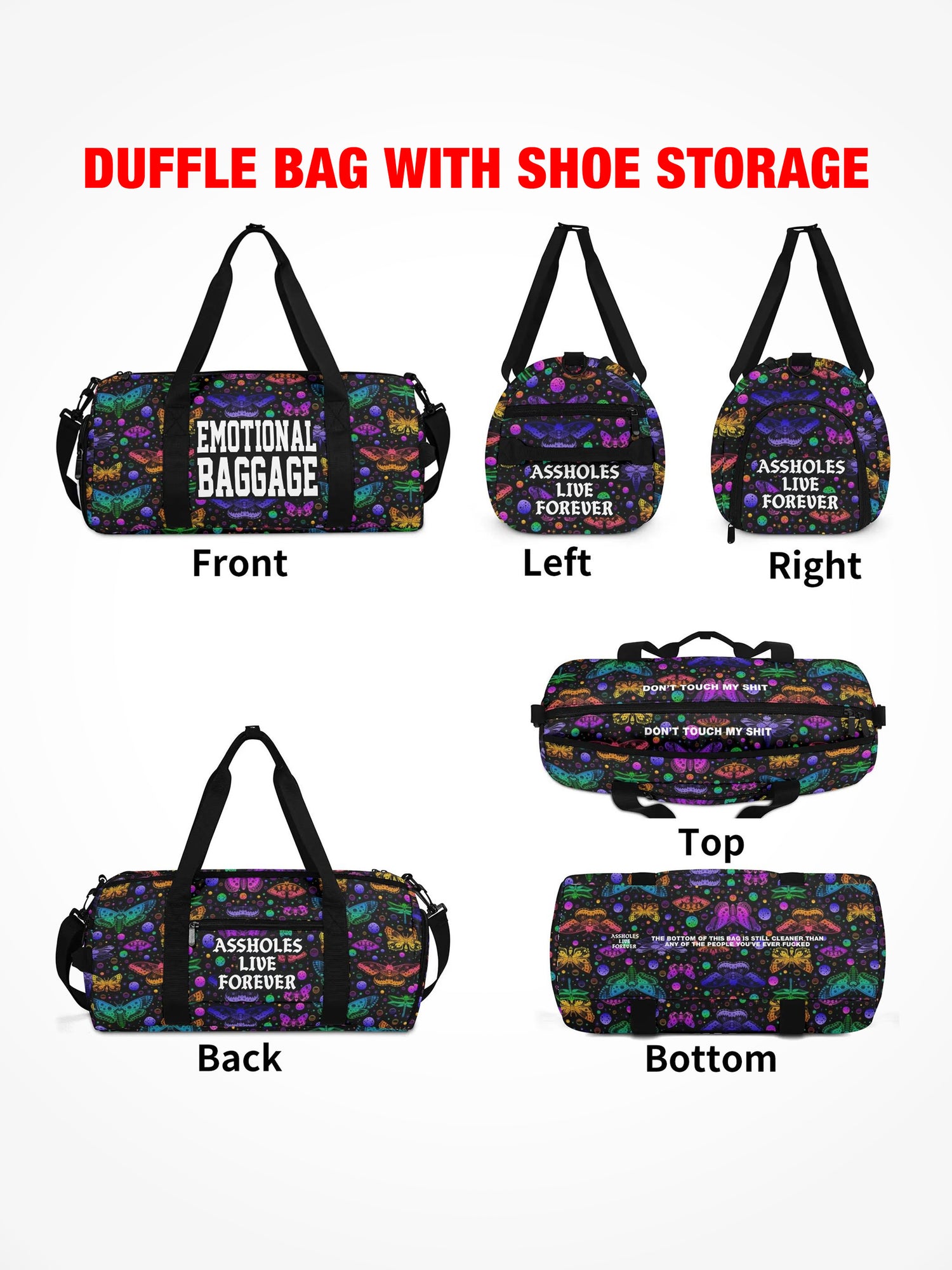 Duffle Bag - EMOTIONAL BAGGAGE - Cosmic Flight