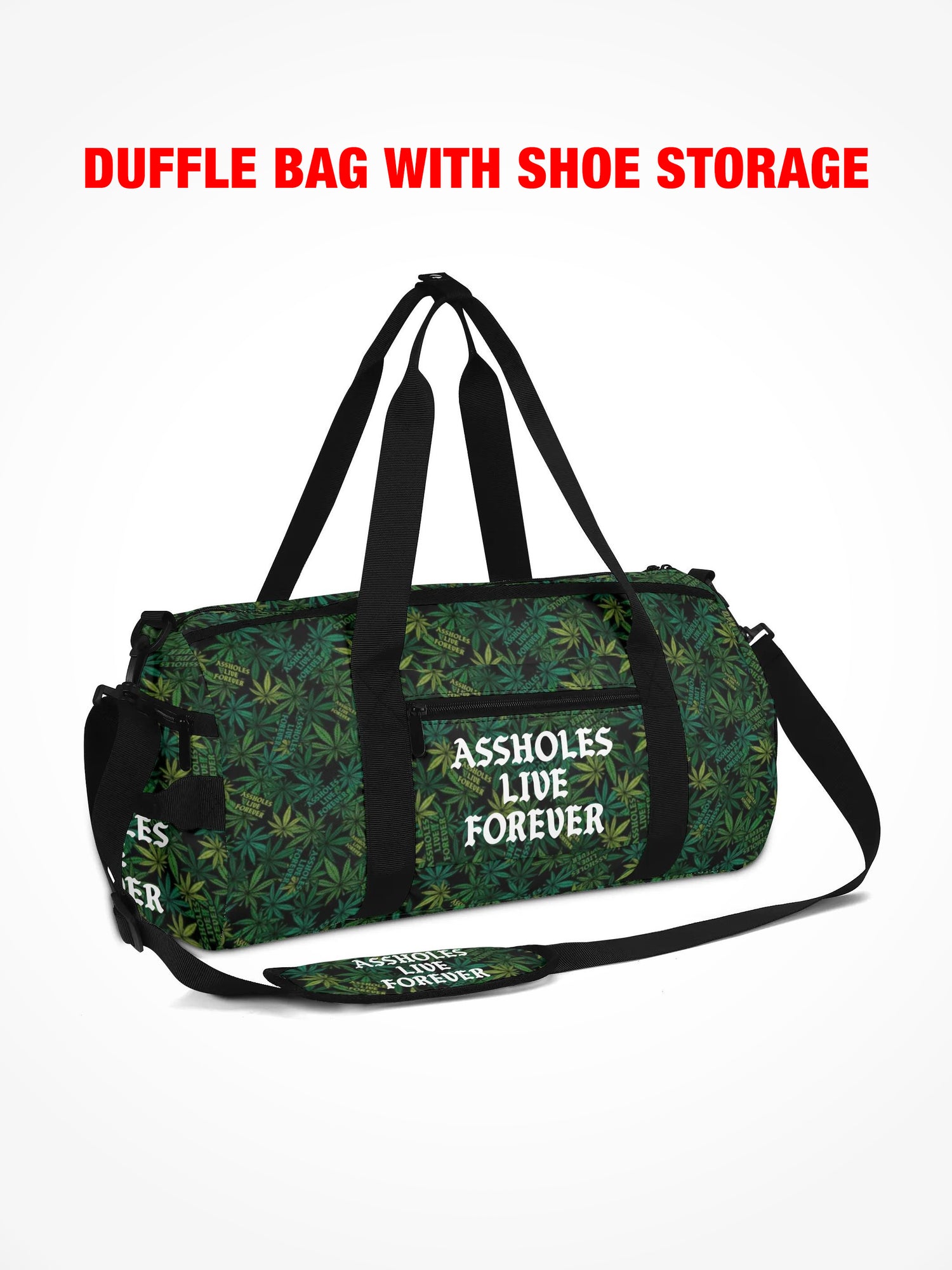 Duffle Bag - DRUG MONEY WEED