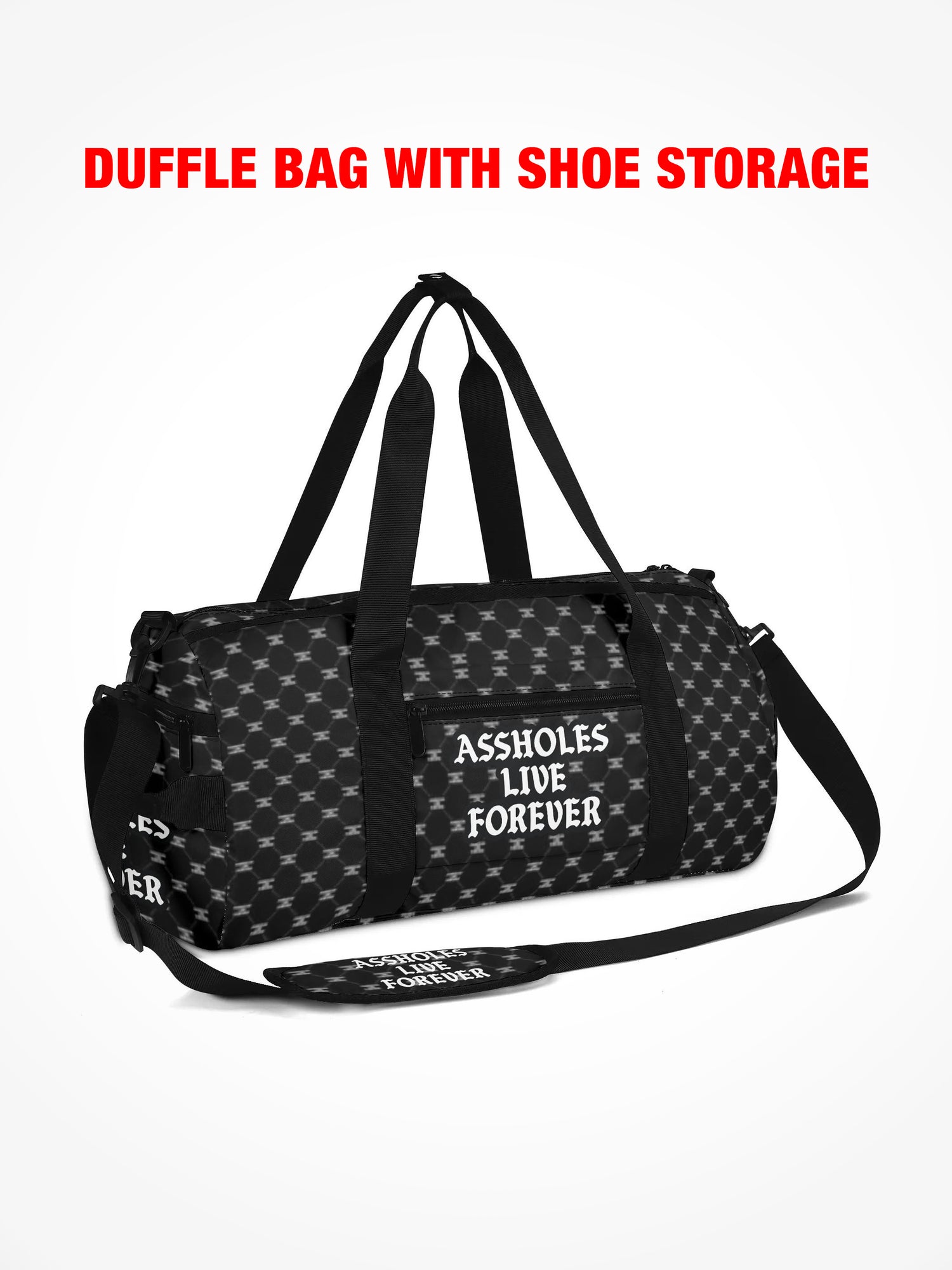 Duffle Bag - EMOTIONAL BAGGAGE BLACK ALF TILE