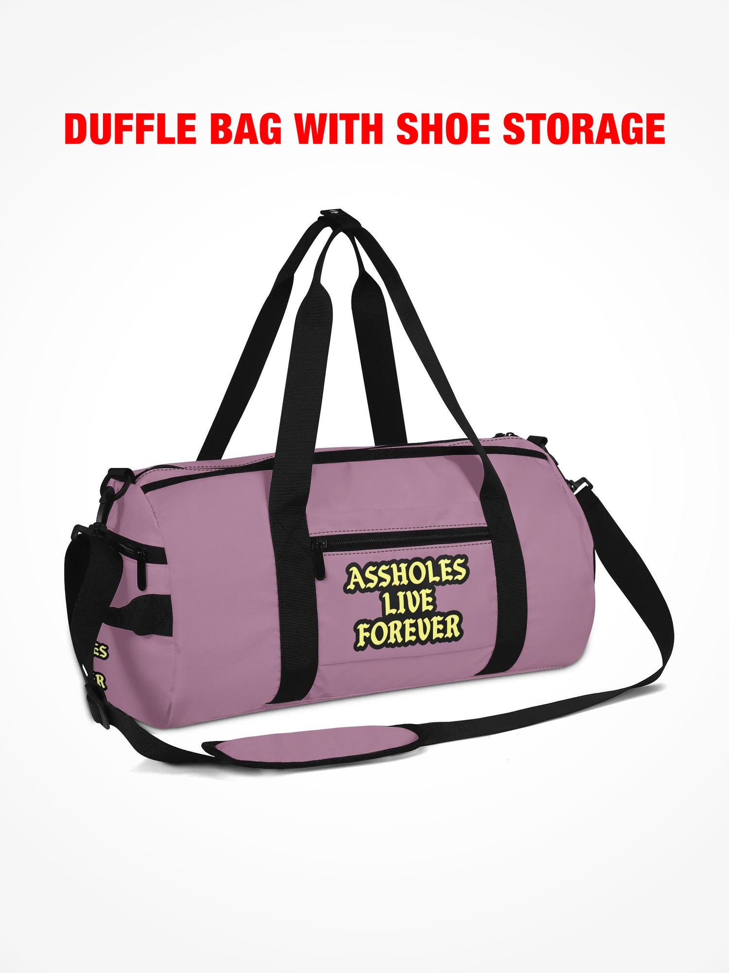Duffle Bag - EMOTIONAL BAGGAGE EGGPLANT