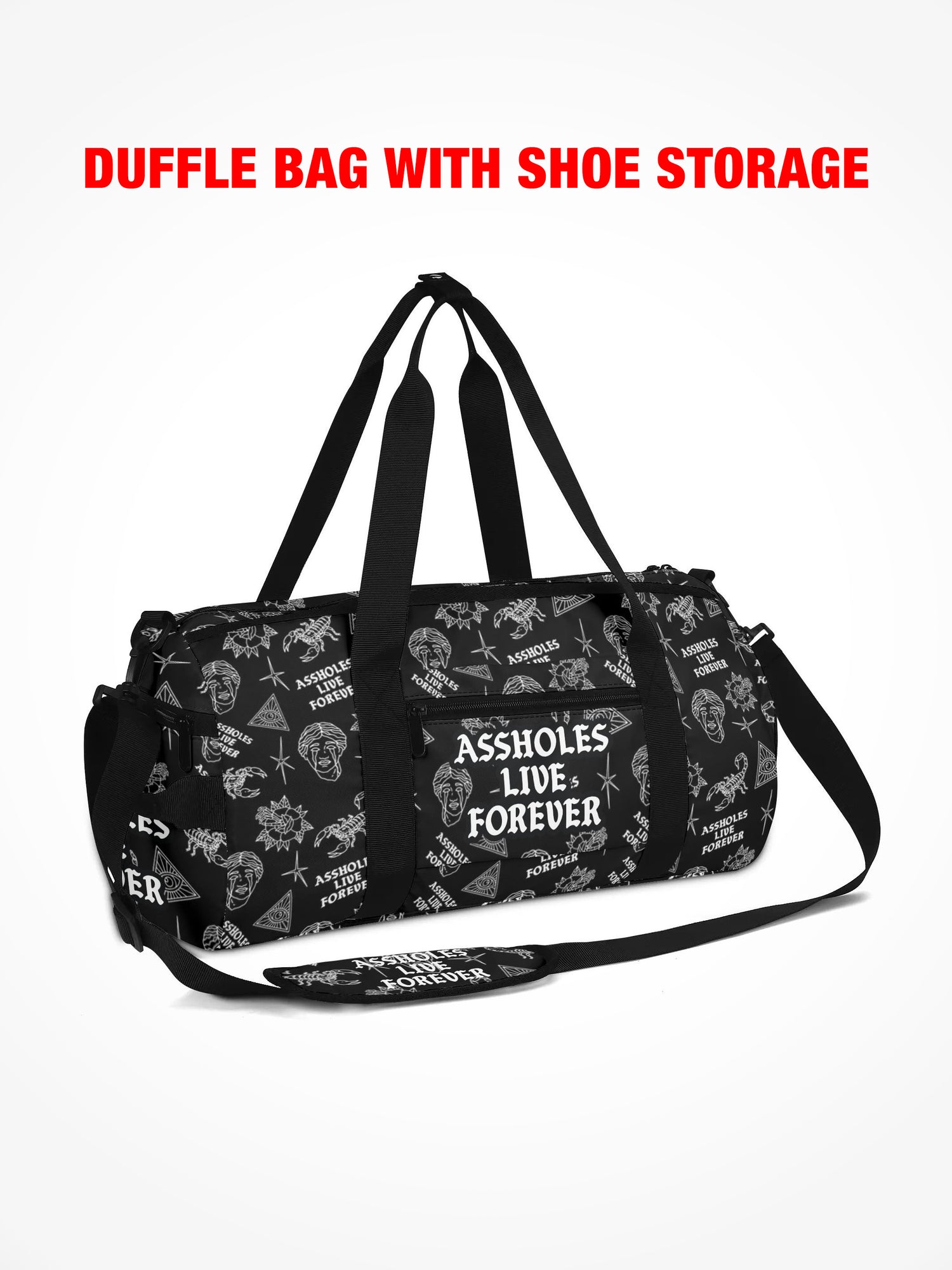 Duffle Bag - EMOTIONAL BAGGAGE WARPED SCORPIONS