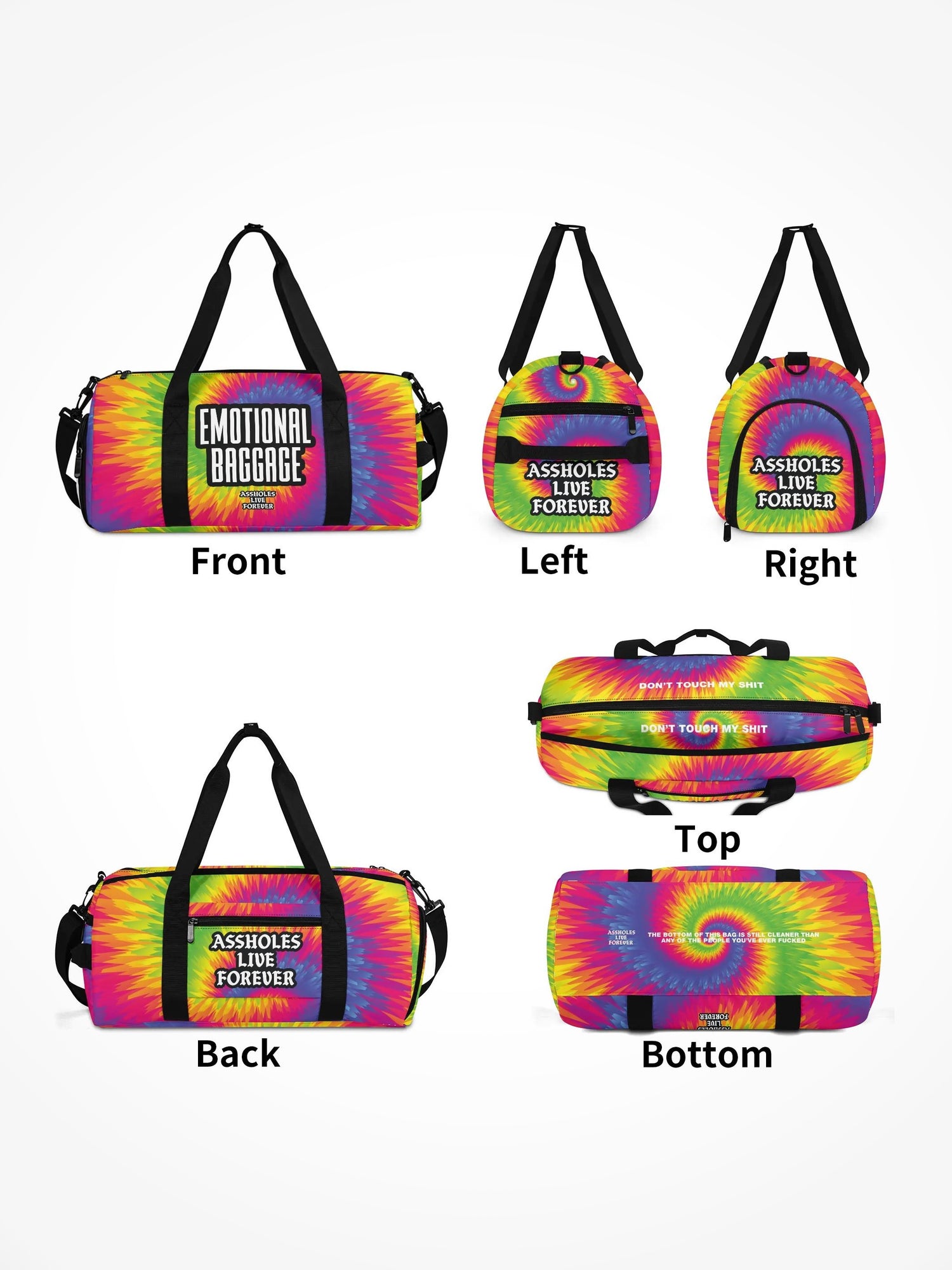 Duffle Bag - EMOTIONAL BAGGAGE TIE DYE
