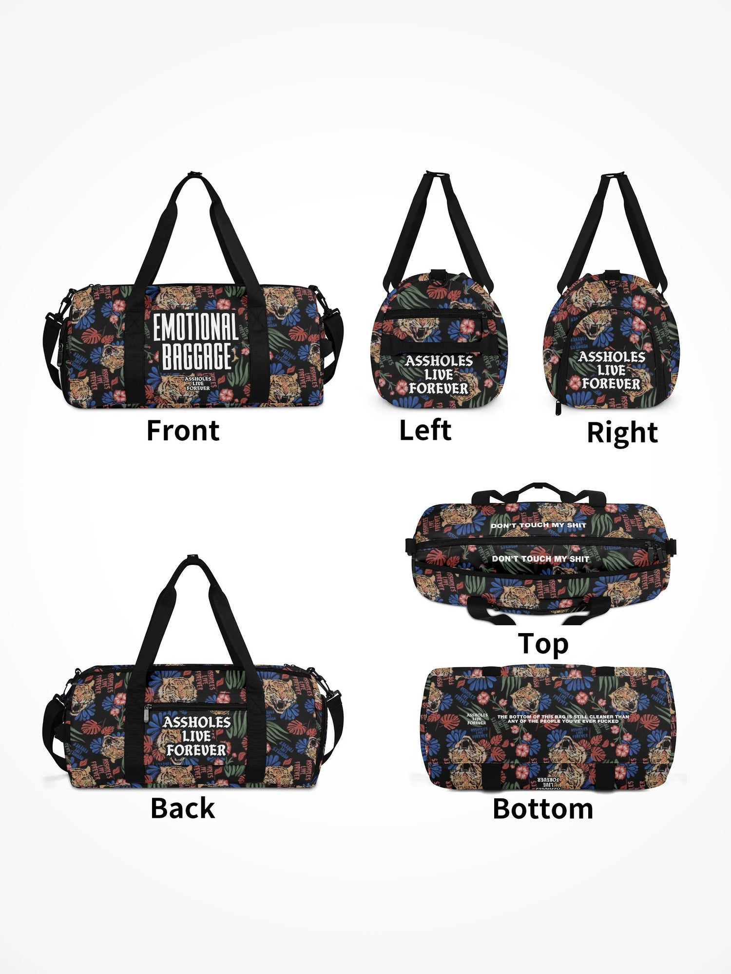 Duffle Bag - EMOTIONAL BAGGAGE TROPICAL TIGER