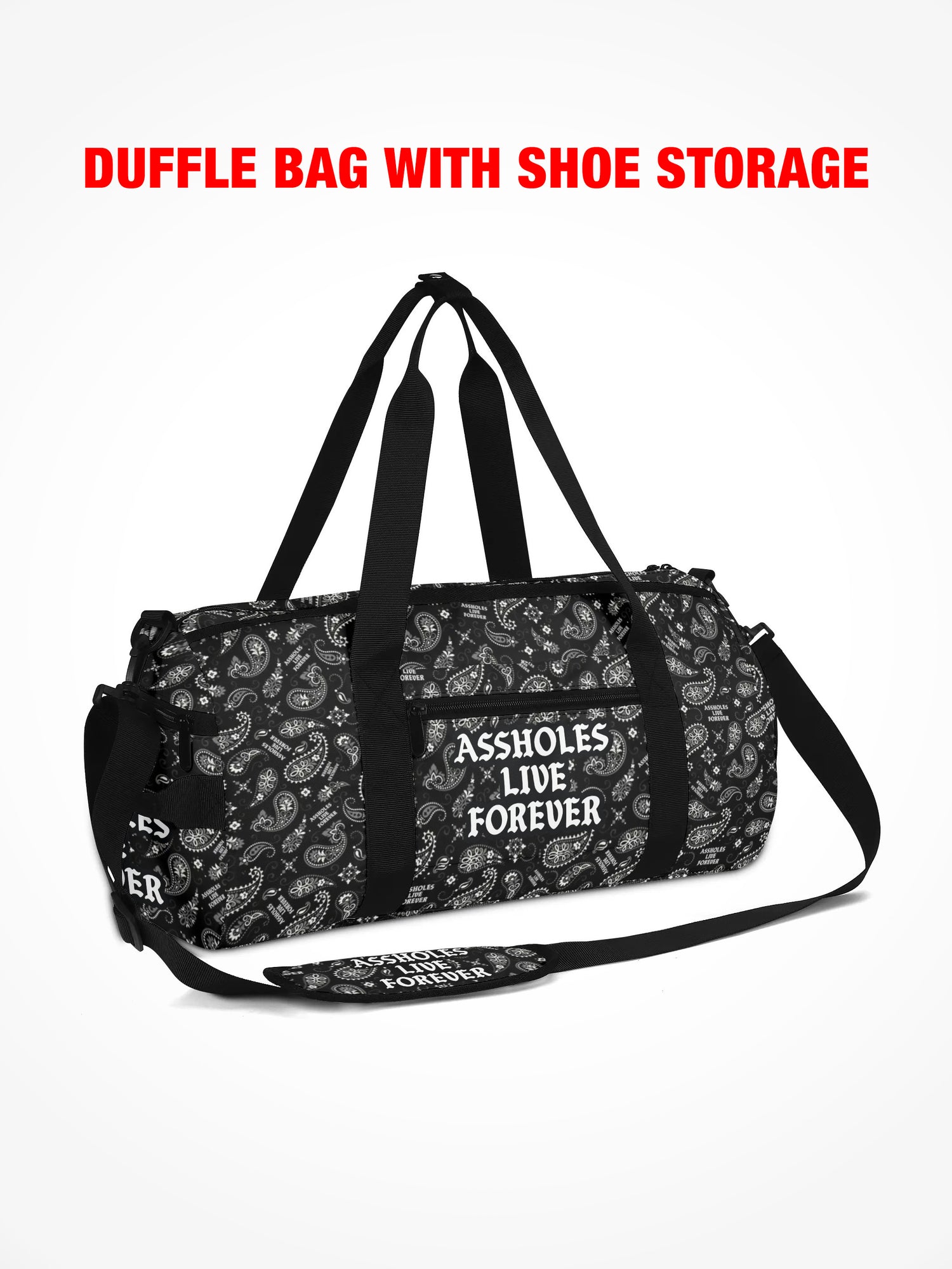 Duffle Bag - EMOTIONAL BAGGAGE WARPED PAISLEY