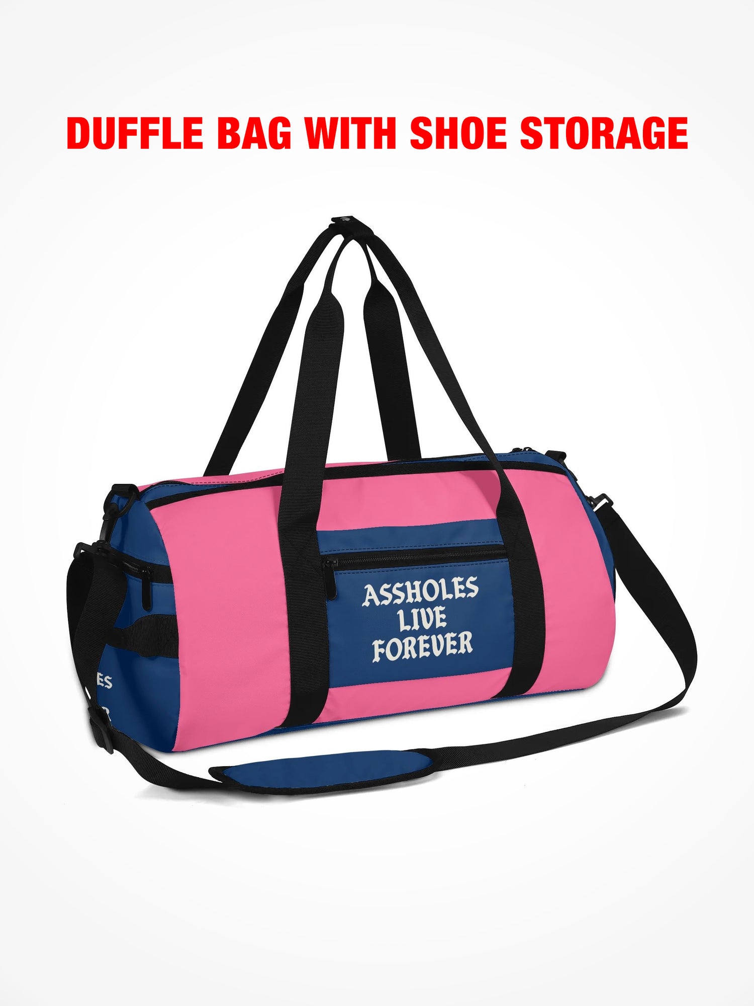 Duffle Bag - EMOTIONAL BAGGAGE WARPED PINK