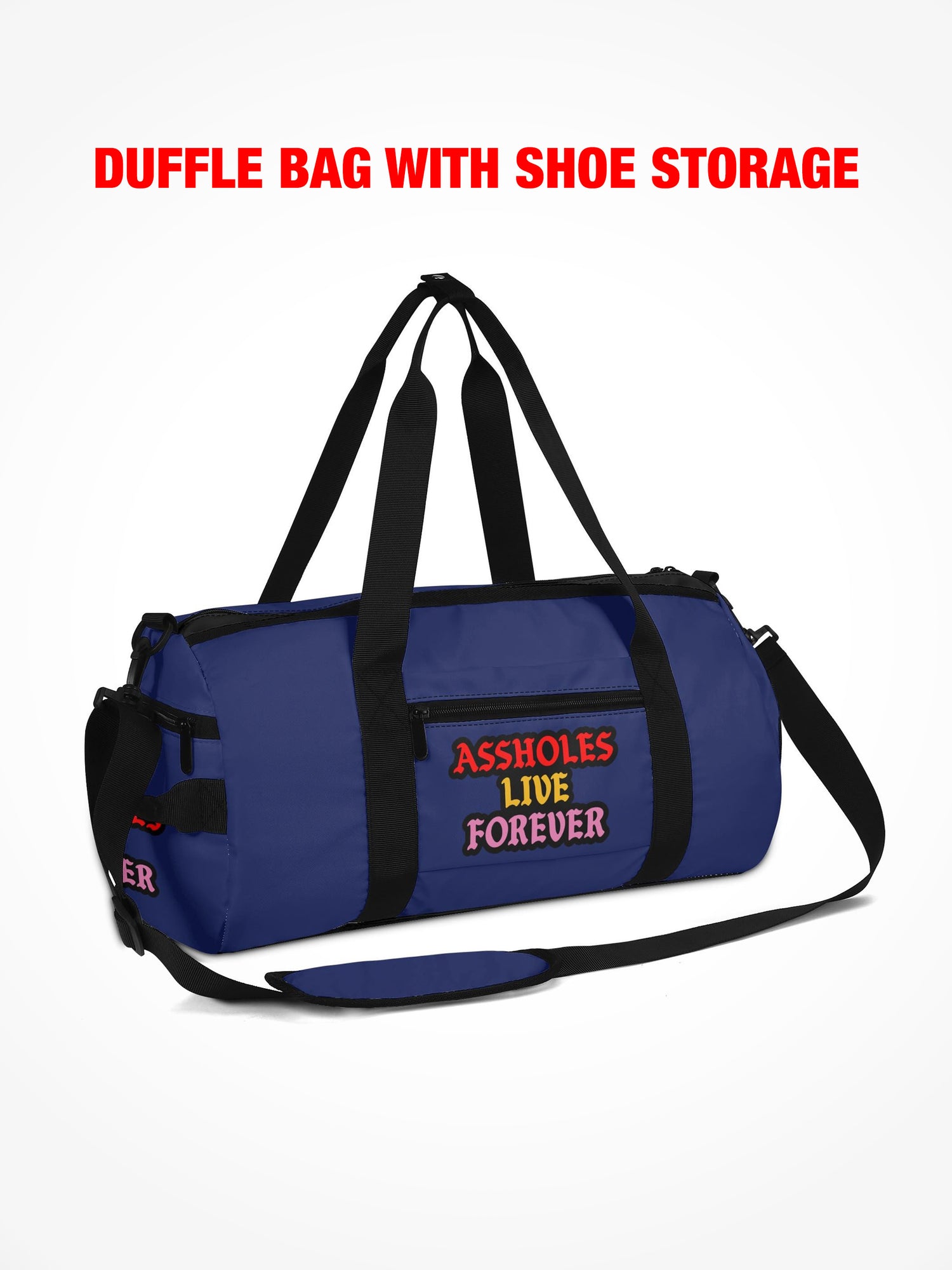 Duffle Bag - FULL OF DRUGS - NAVY MULTI COLOR