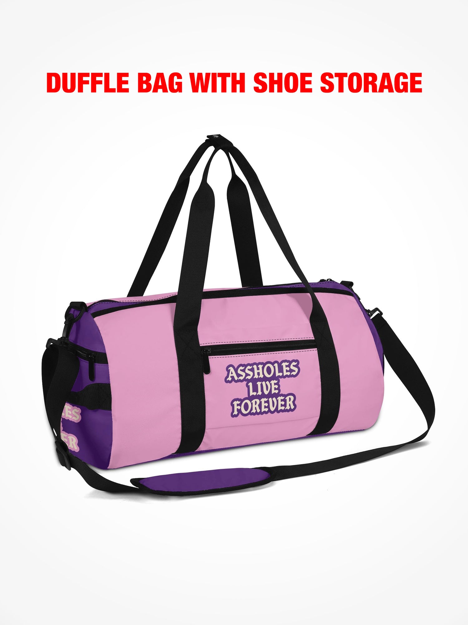 Duffle Bag - FULL OF DRUGS - Pink & Purple