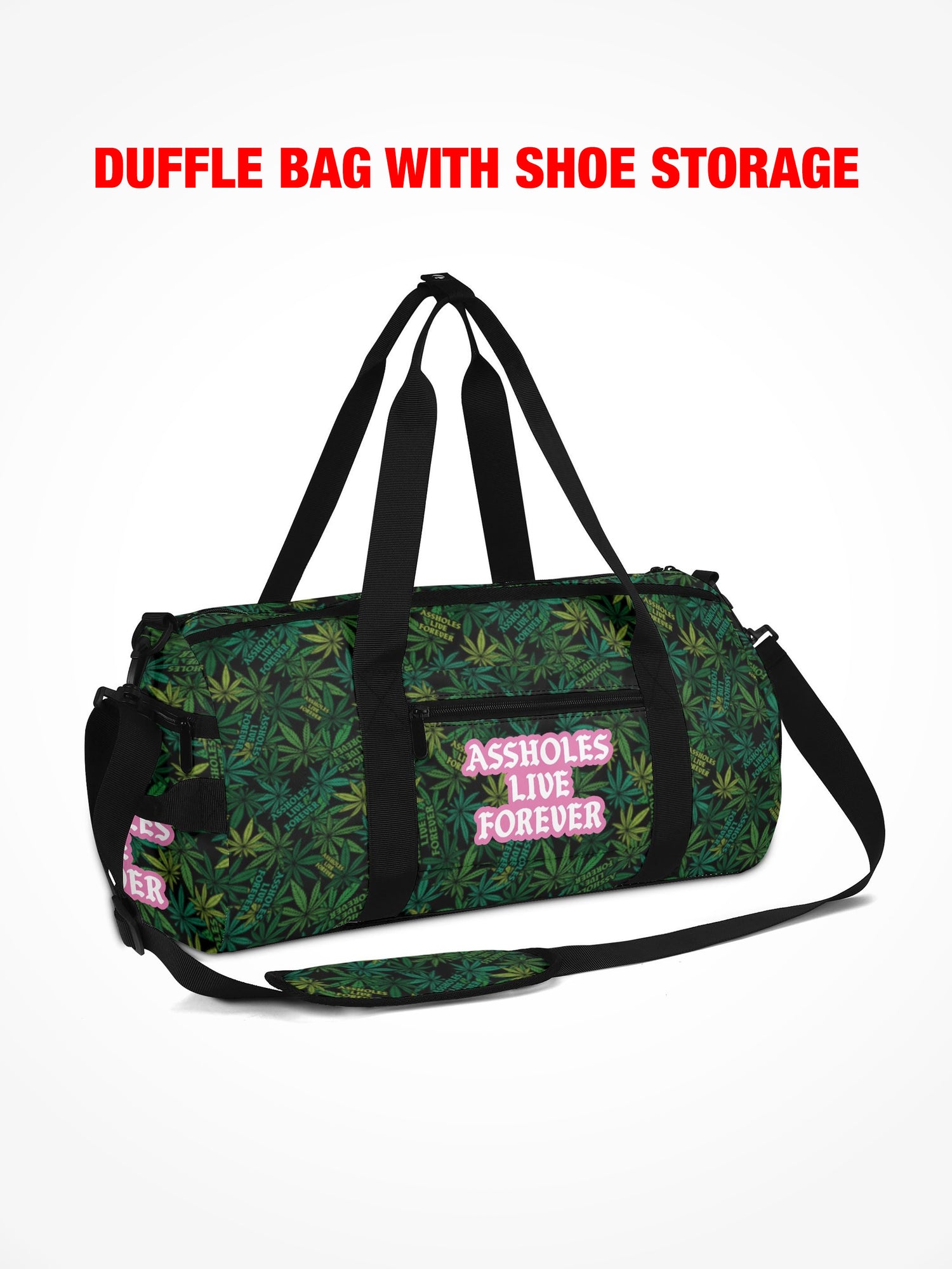 Duffle Bag - FULL OF DRUGS - Weed Pattern