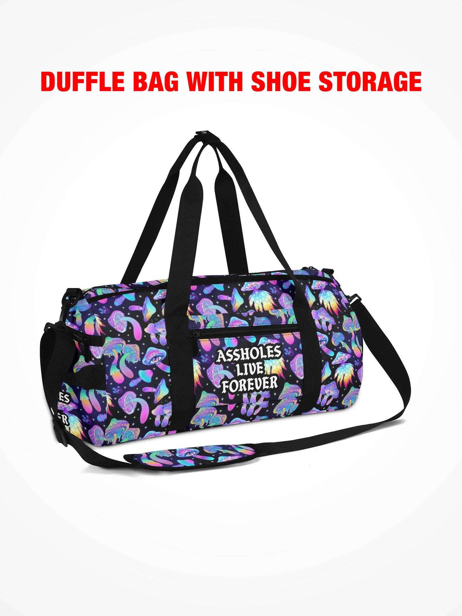 Duffle Bag - HAVE A NICE TRIP - OG Mushroom