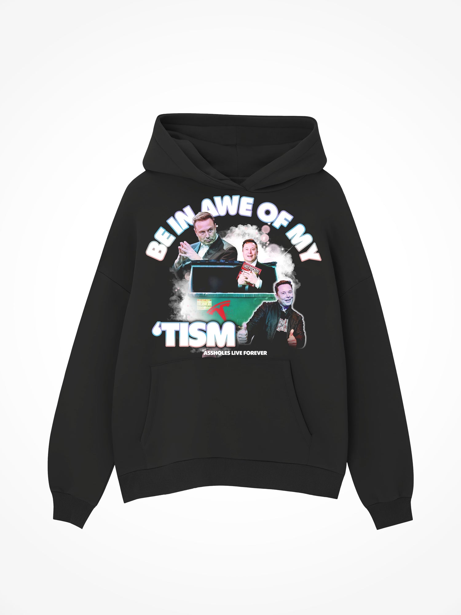Elon Tism - Black Hoodie