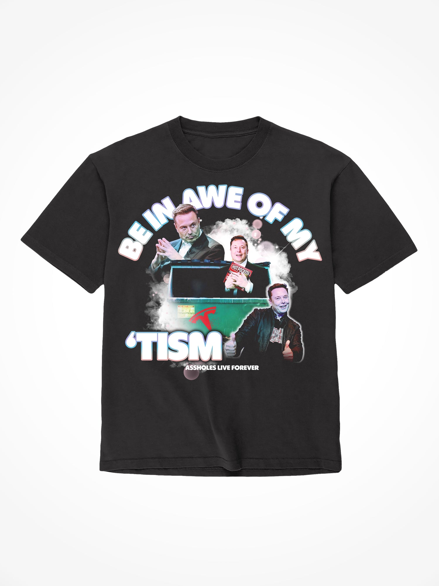 Elon Tism - Black T-Shirt