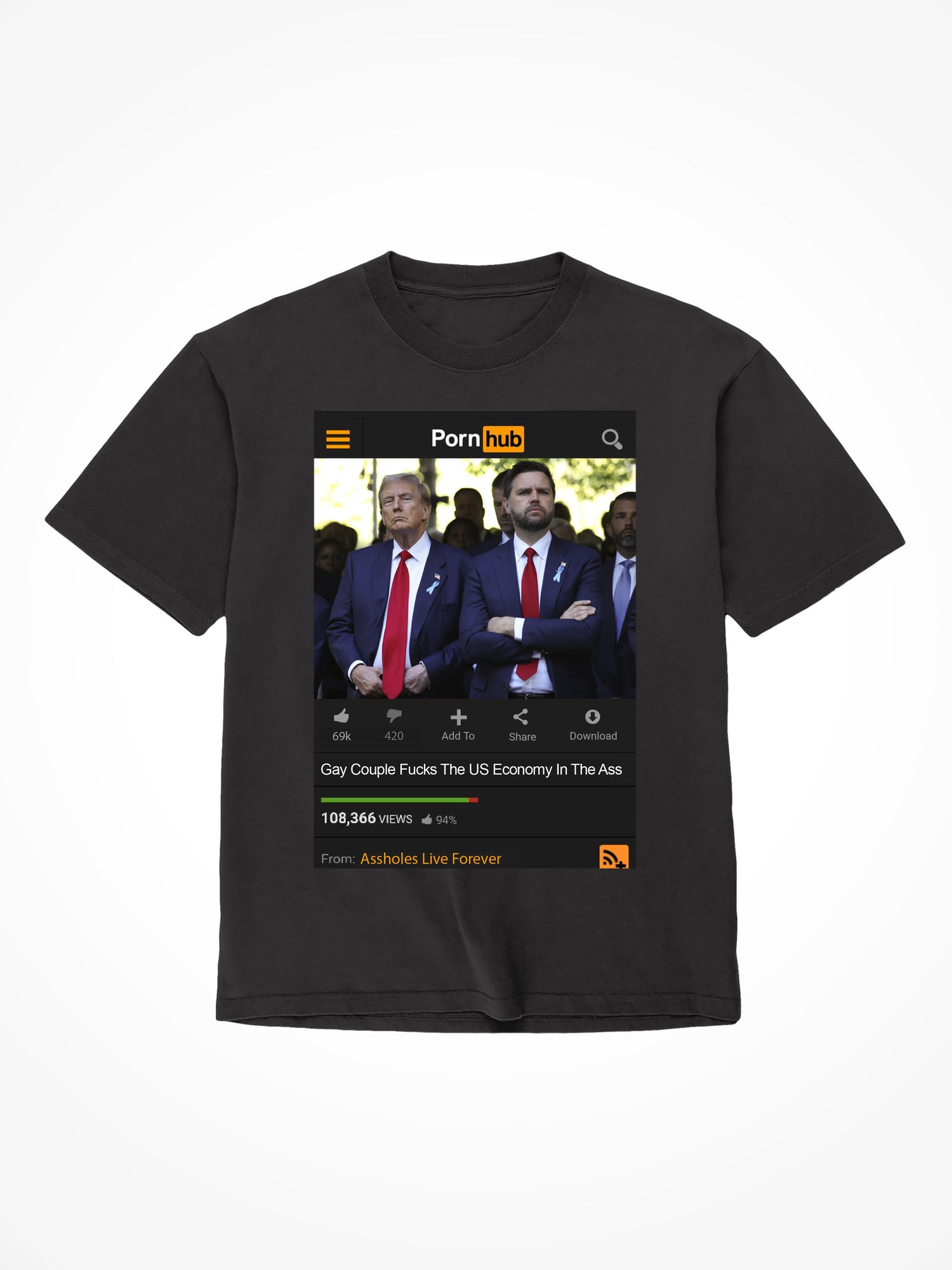 Gay Couple - Black T-Shirt