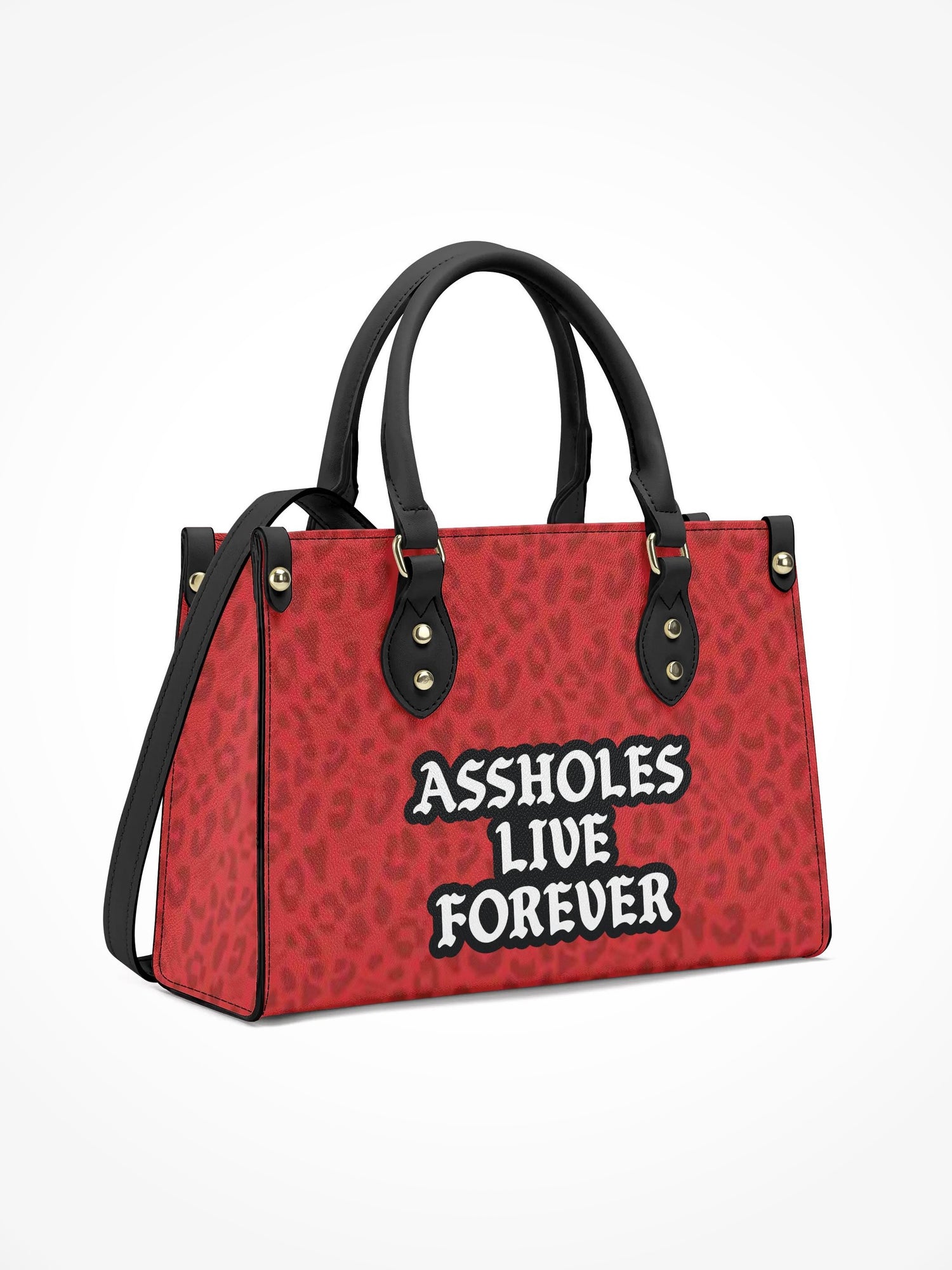 Handbag With Strap - EMOTIONAL BAGGAGE RED CHEETAH