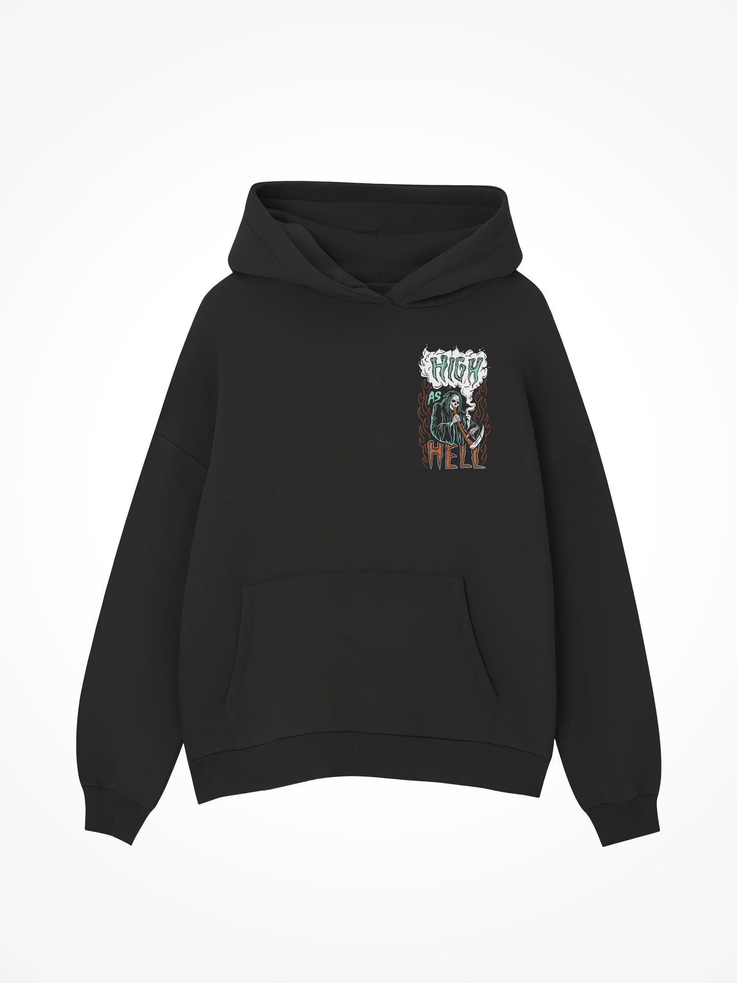 High as Hell - Black Hoodie