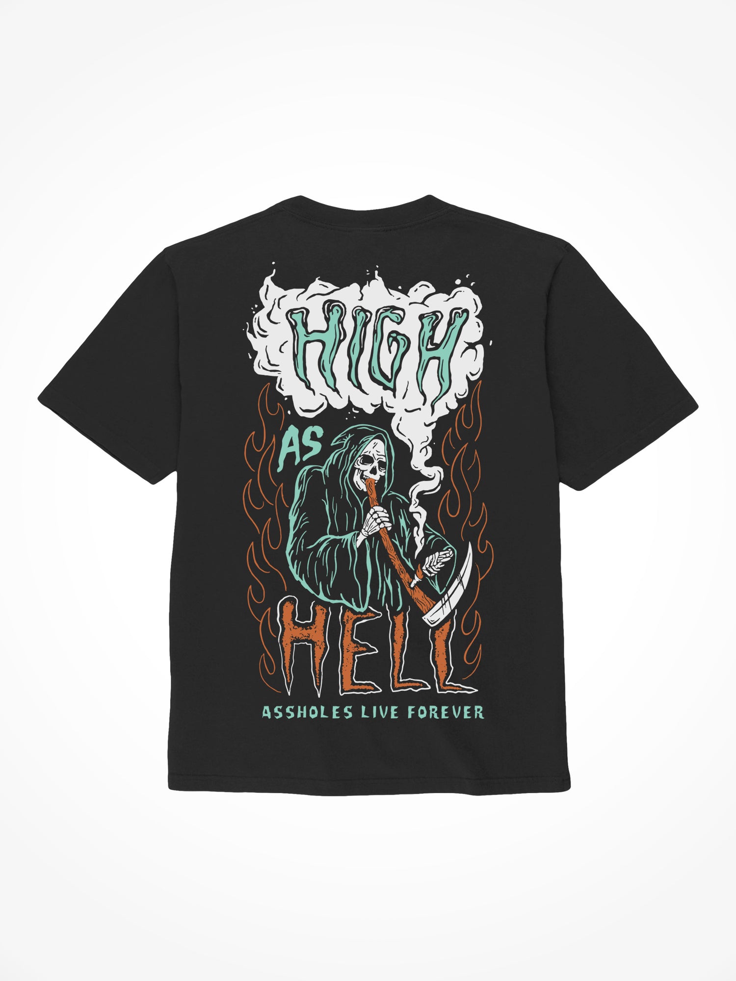 High as Hell - Black T-Shirt