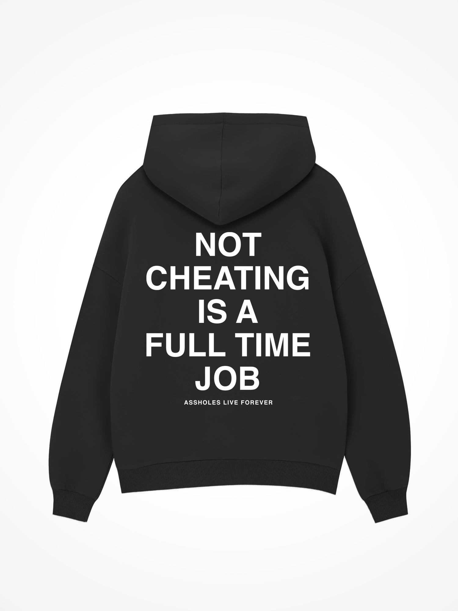 Not Cheating - Black Hoodie