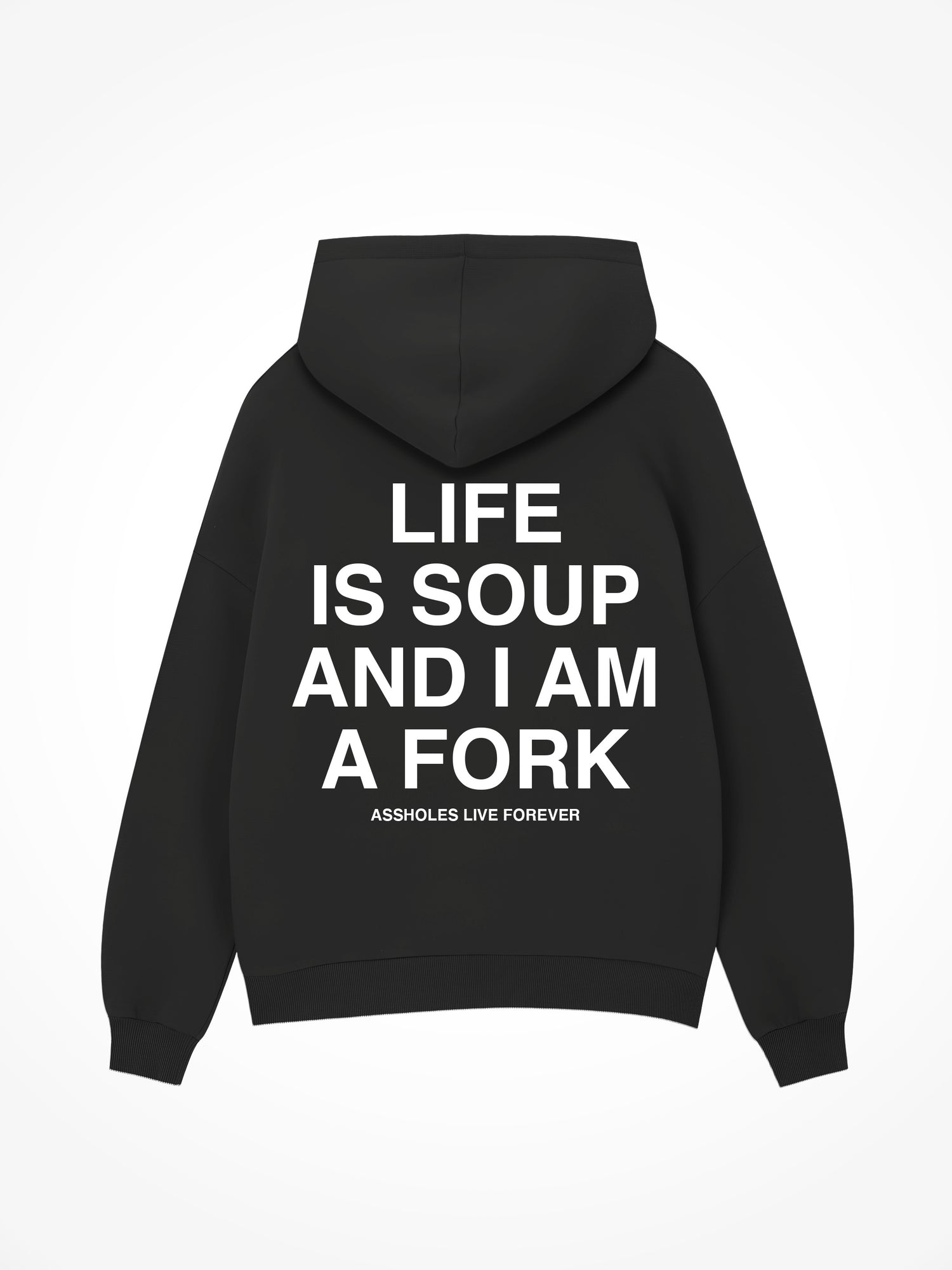 Life is Soup - Black Hoodie