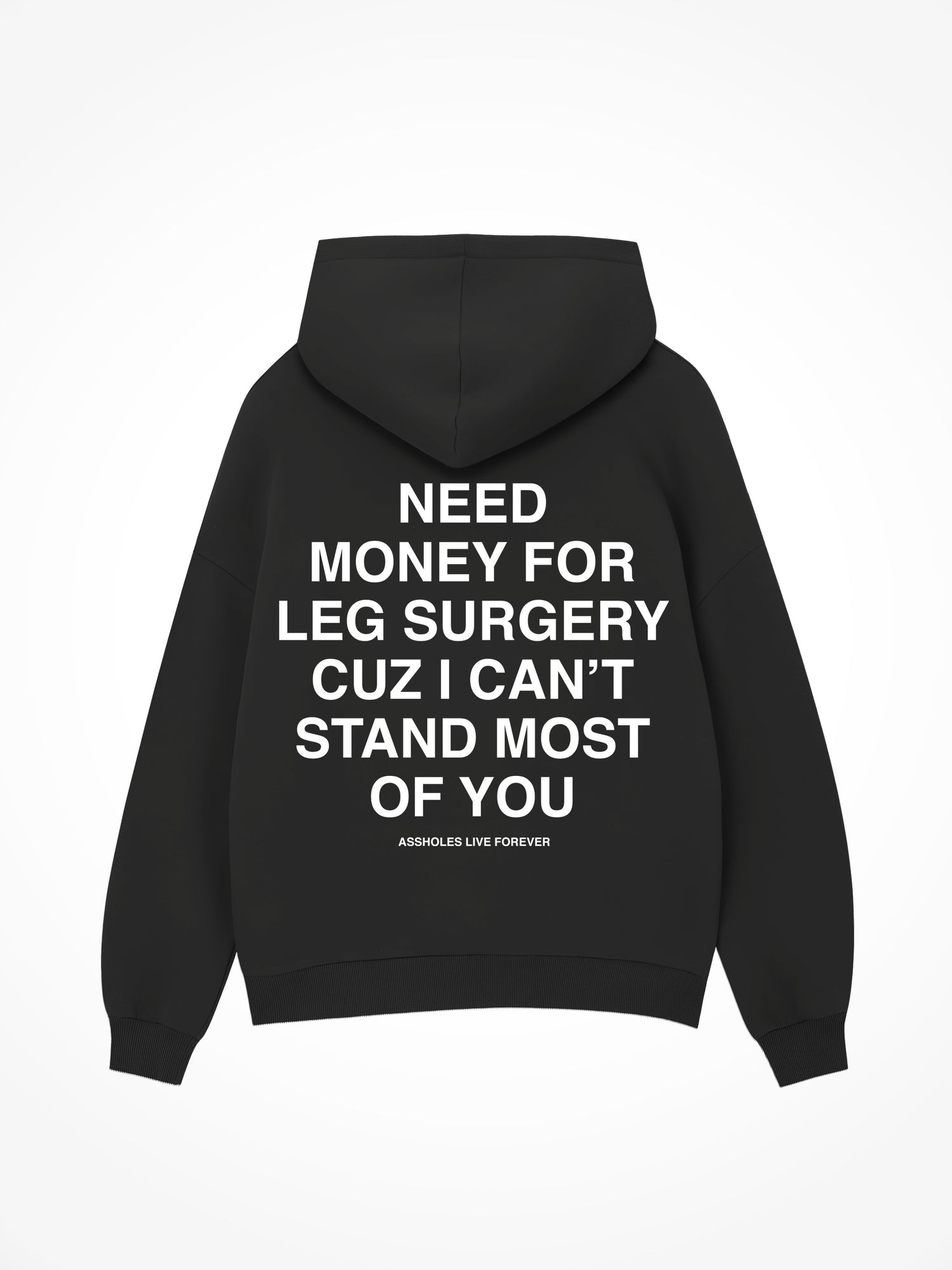 Leg Surgery - Black Hoodie
