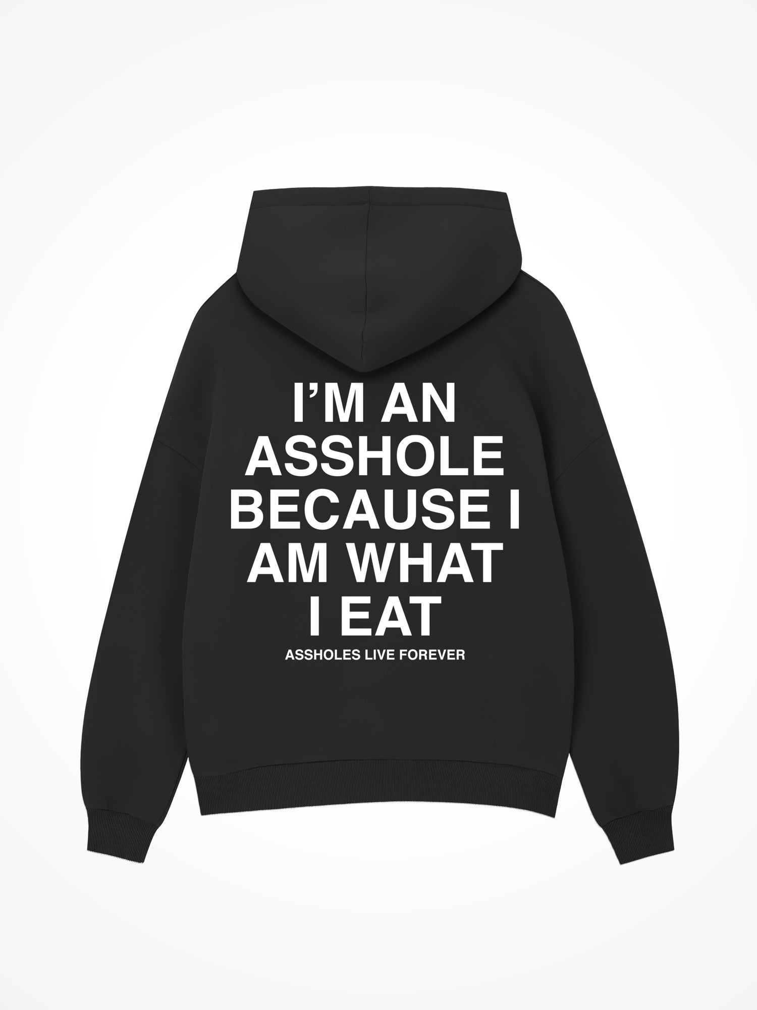 I Am What I Eat - Black Hoodie