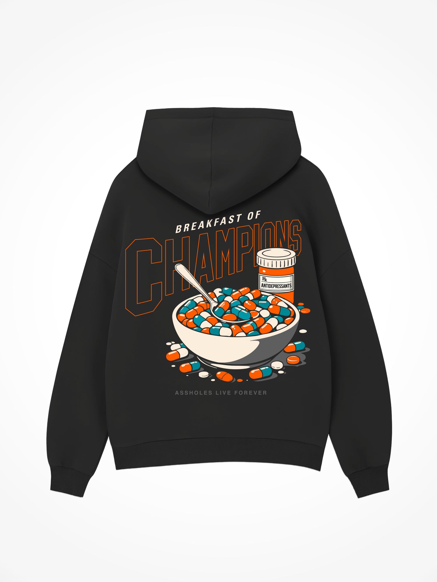 Breakfast of Champions - Black Hoodie