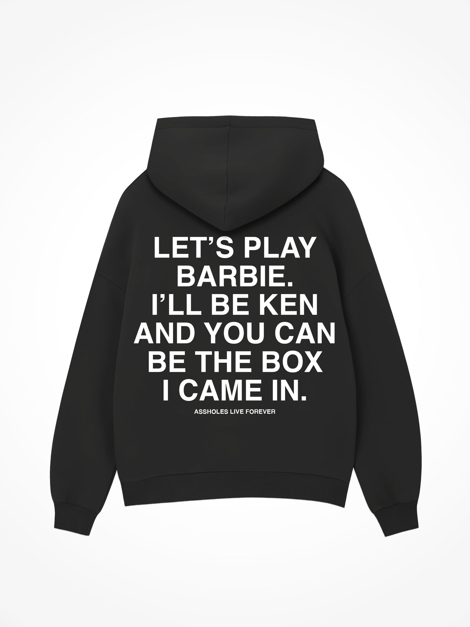 Lets Play Barbie - Black Hoodie
