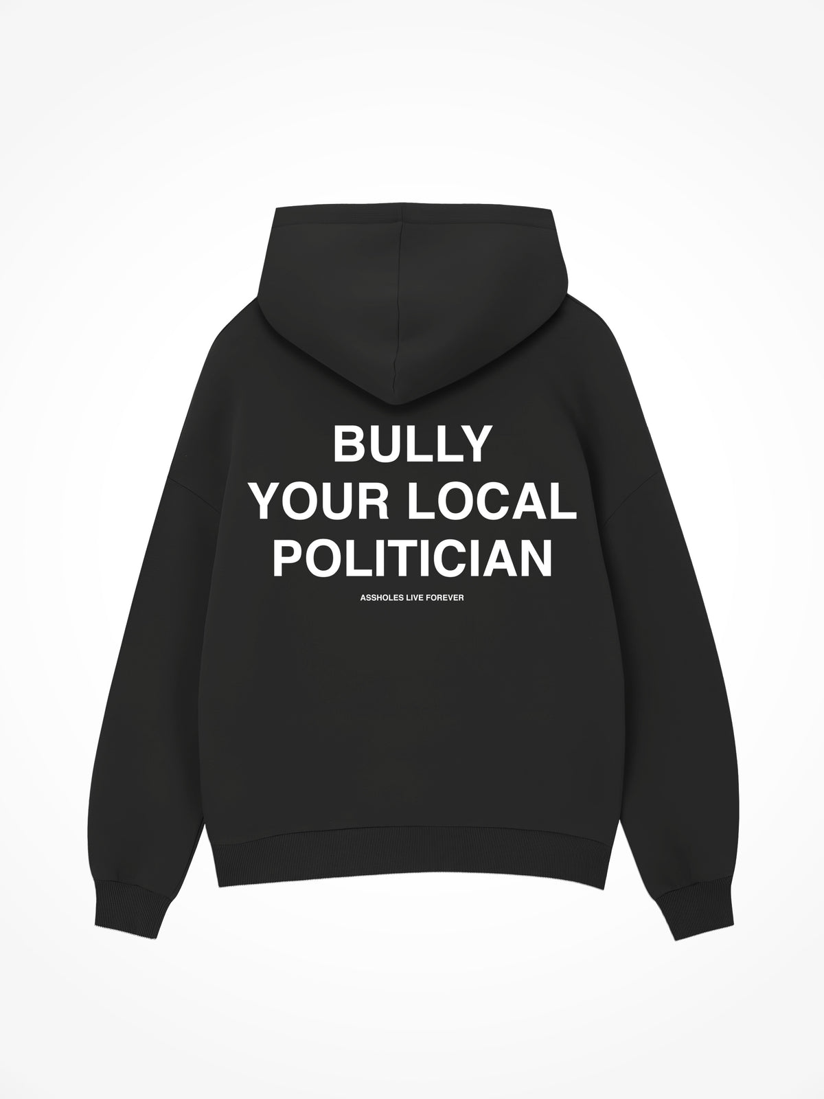 Bully Your Local Politician - Black Hoodie