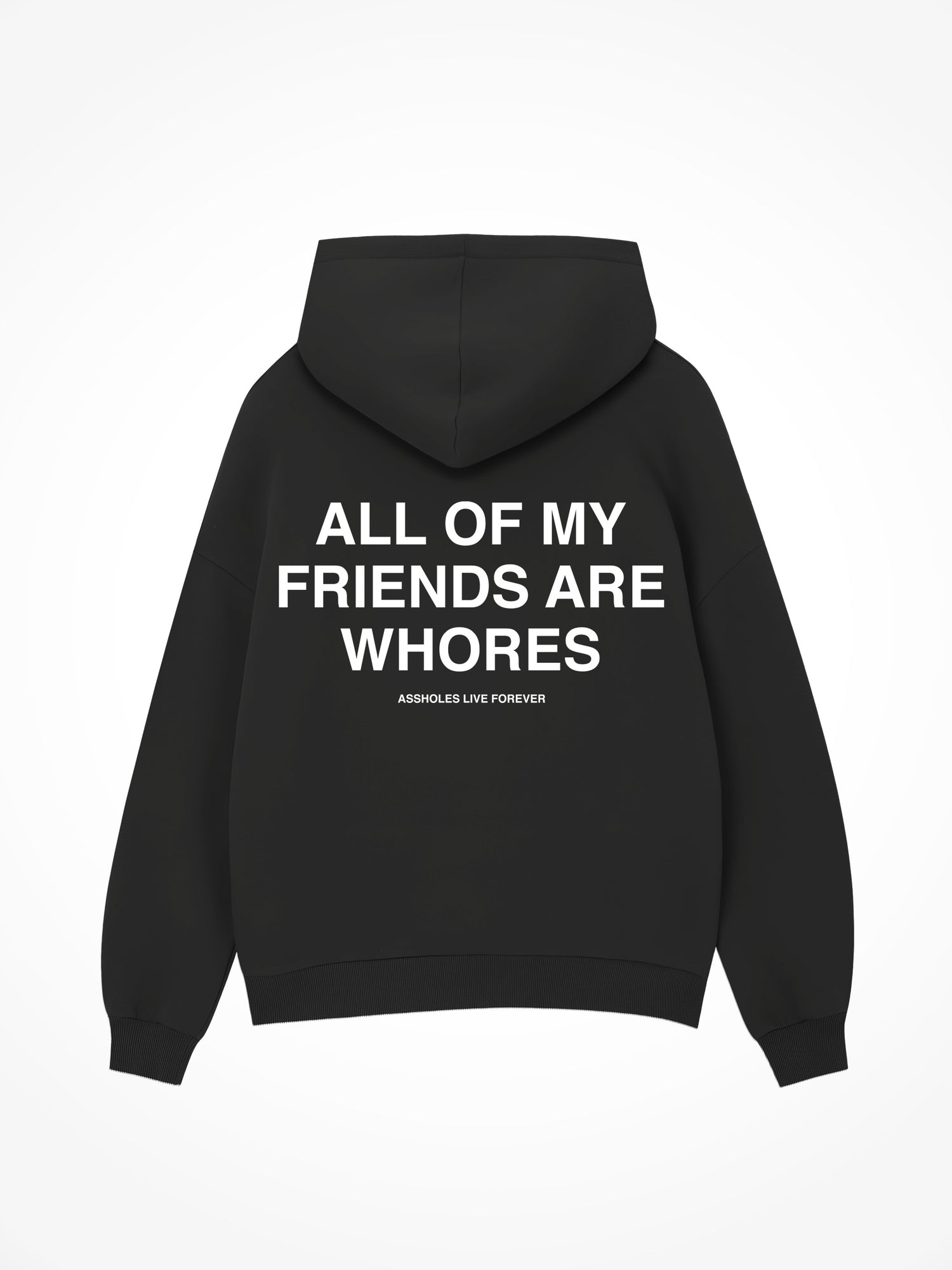 All My Friends Are Whores - Black Hoodie