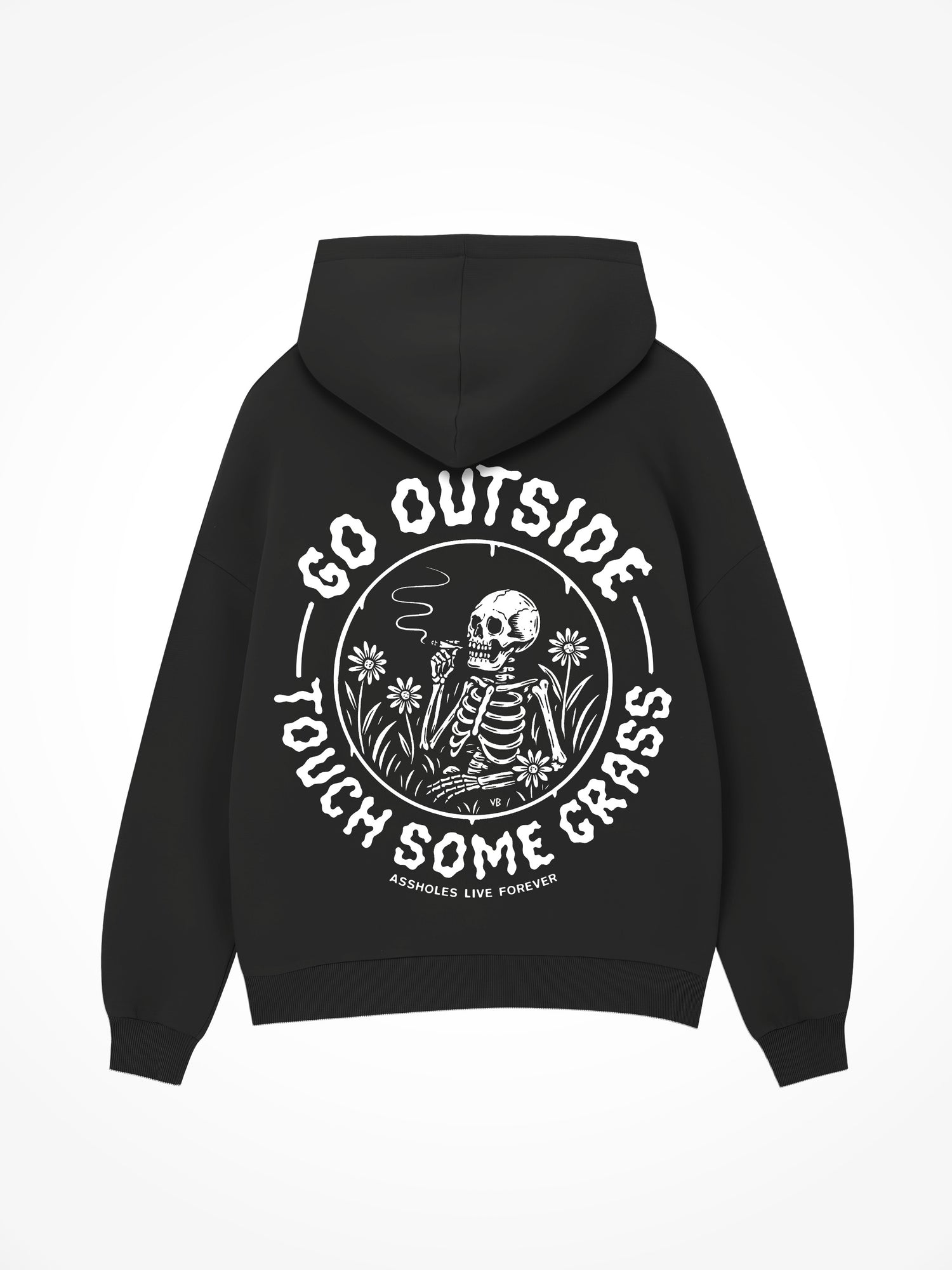 Go Outside - Black Hoodie
