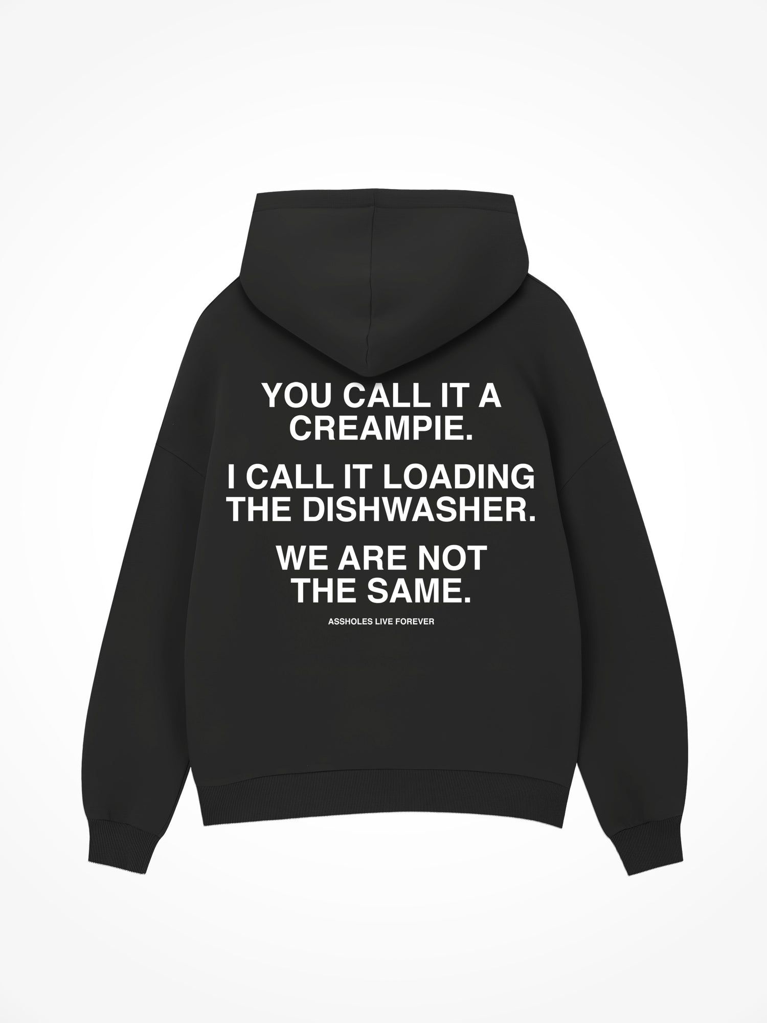 Loading The Dishwasher - Black Hoodie