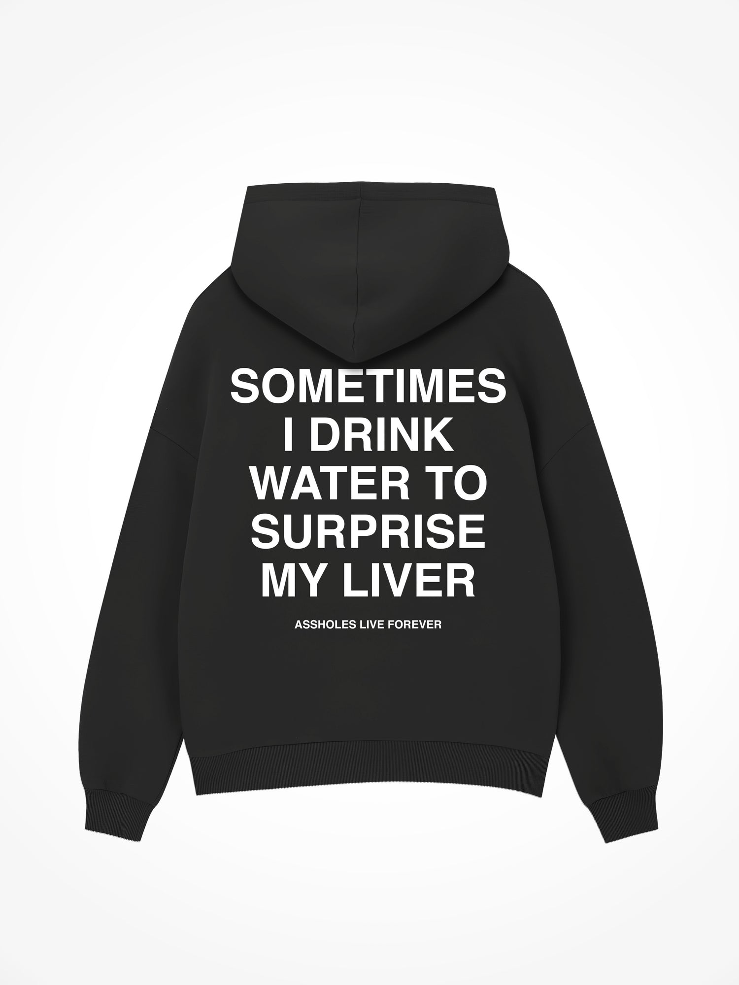 Surprise My Liver - Black Hoodie