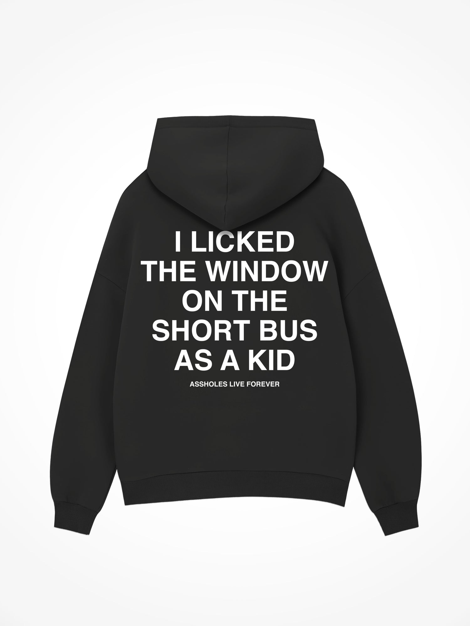 I Licked The Window - Black Hoodie