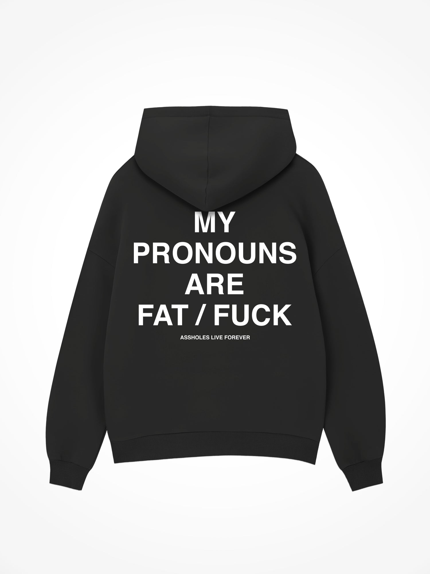 Fat Fuck - Black Hoodie