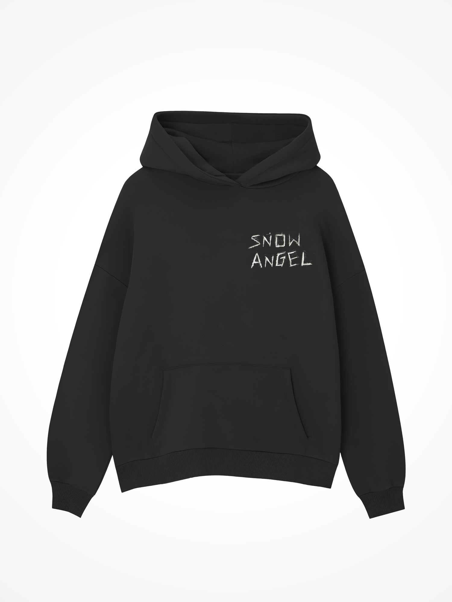 Snow Angel - Black Hoodie