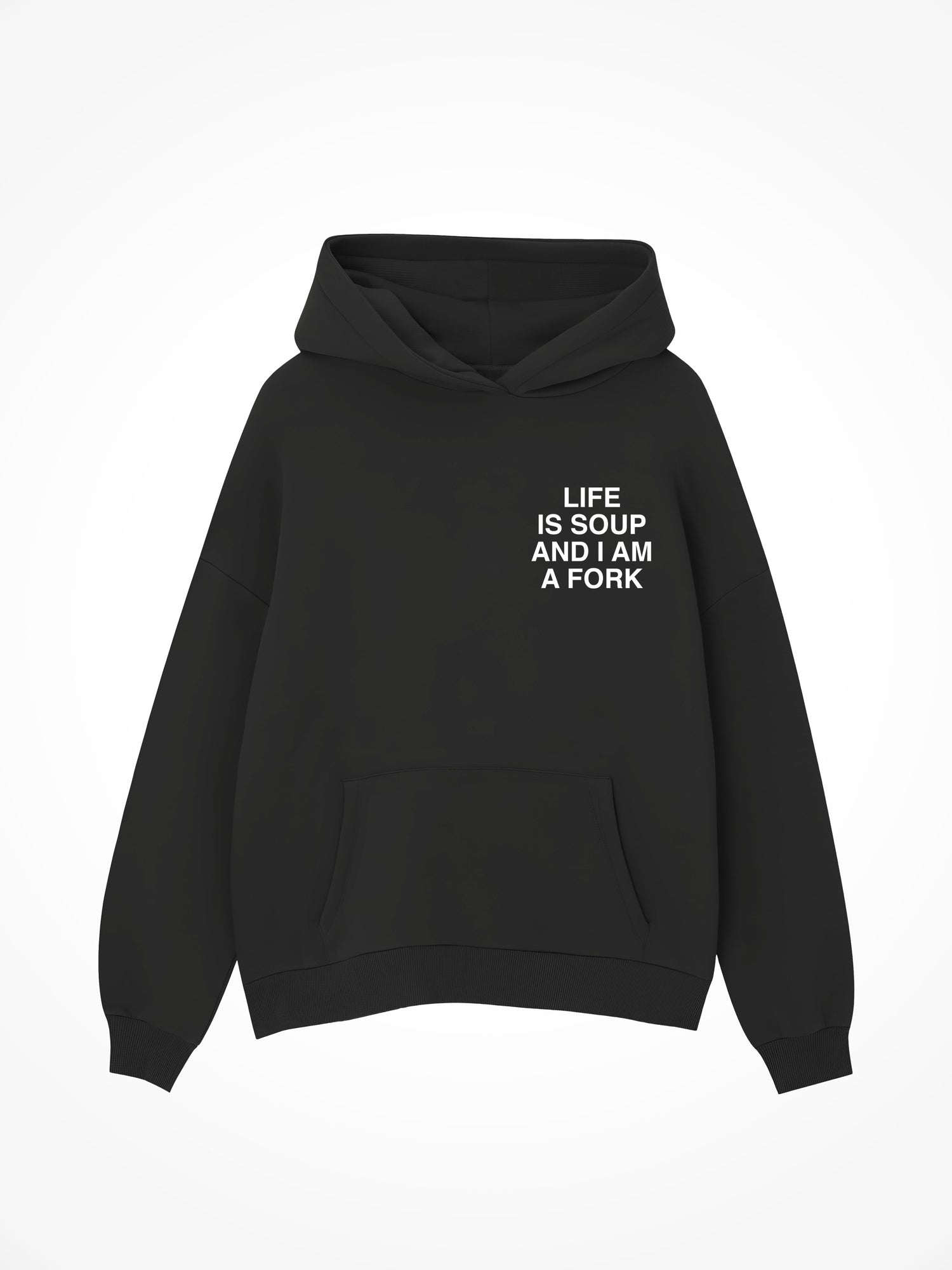 Life is Soup - Black Hoodie