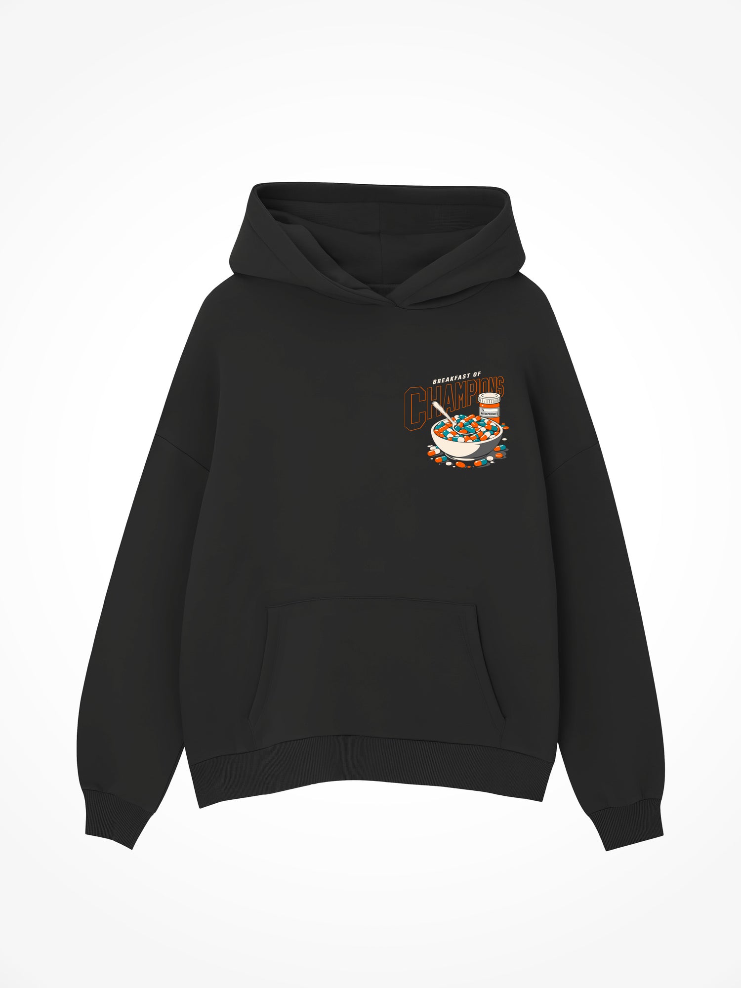 Breakfast of Champions - Black Hoodie